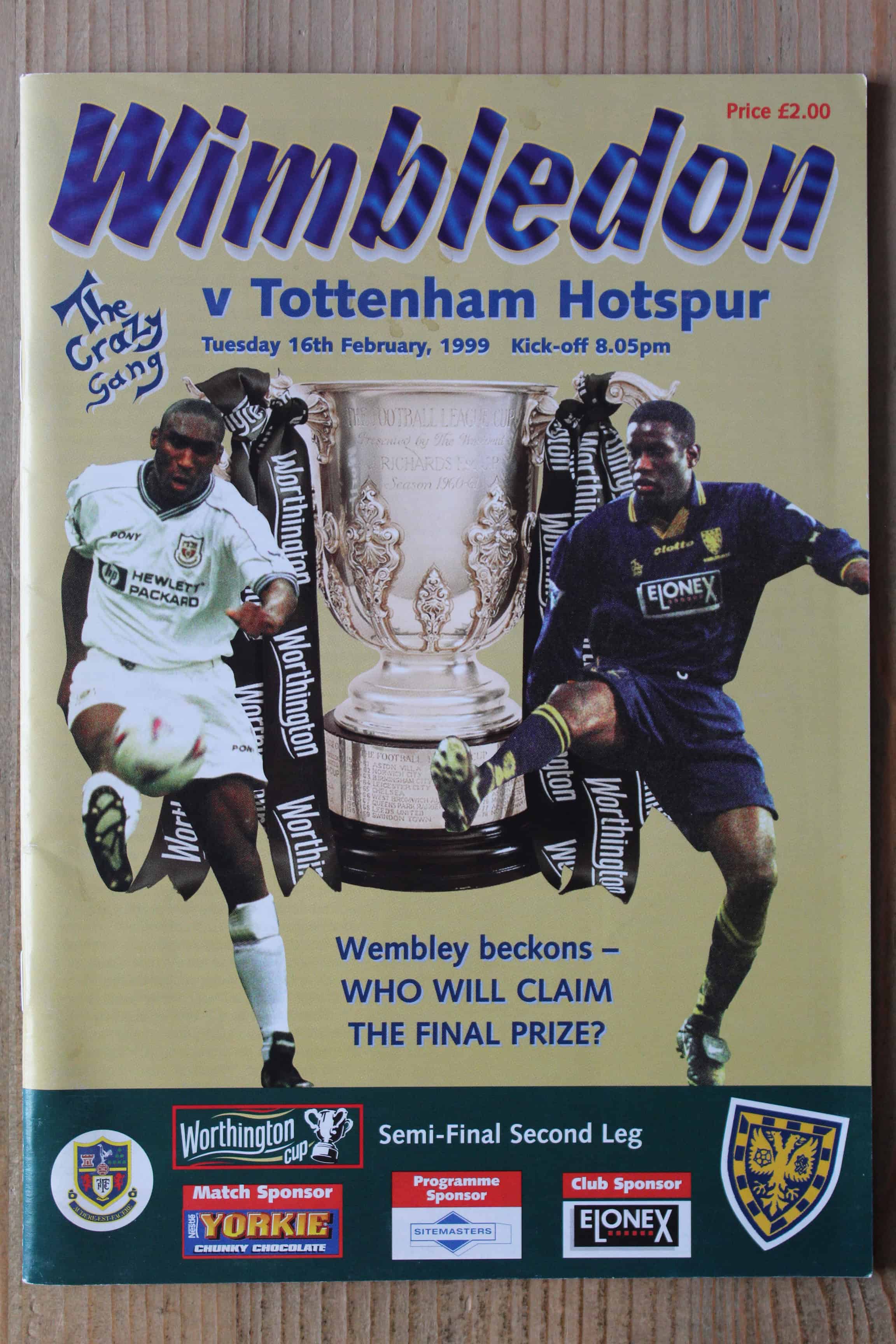 Wimbledon v Tottenham Hotspur FC