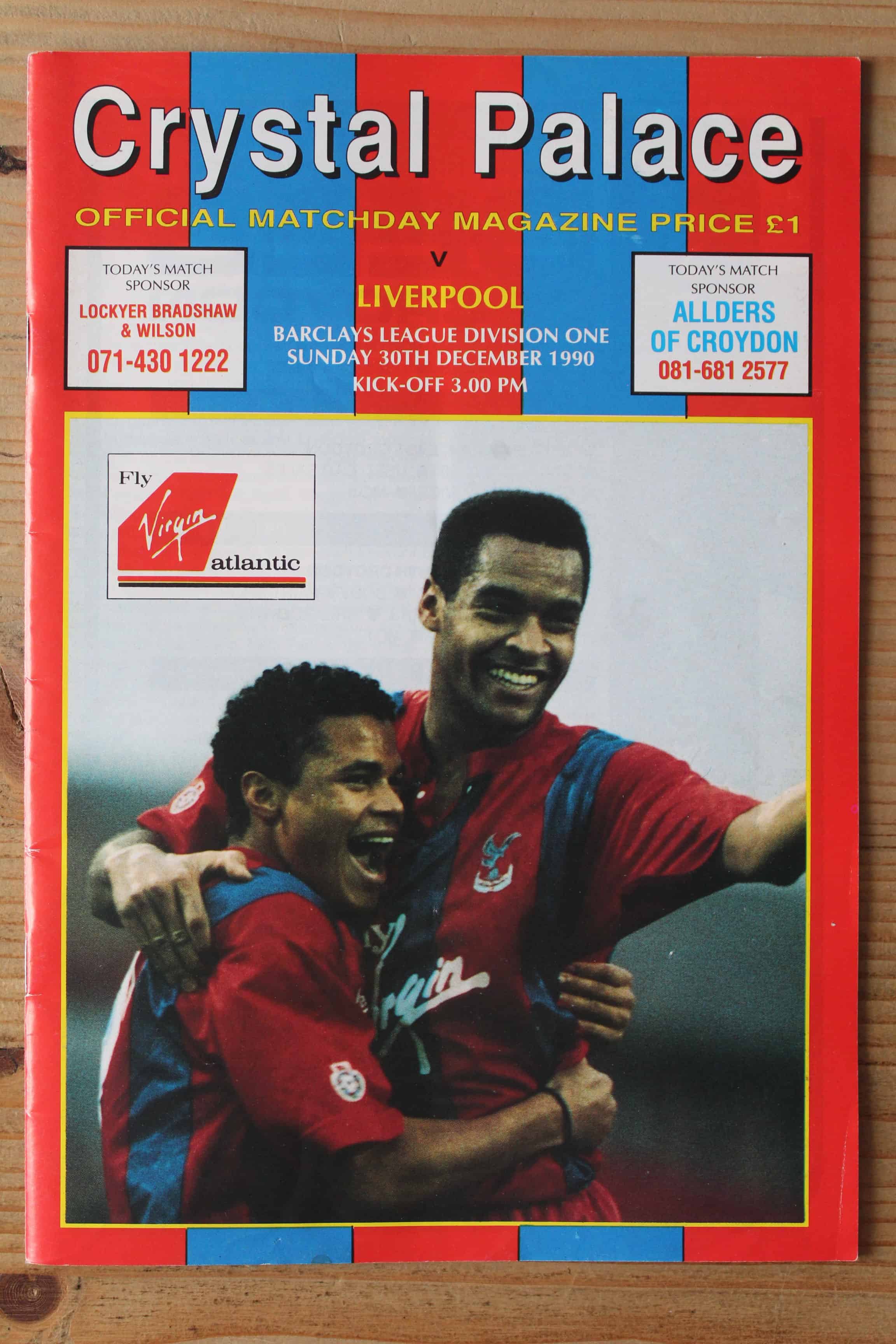 Crystal Palace FC v Liverpool FC