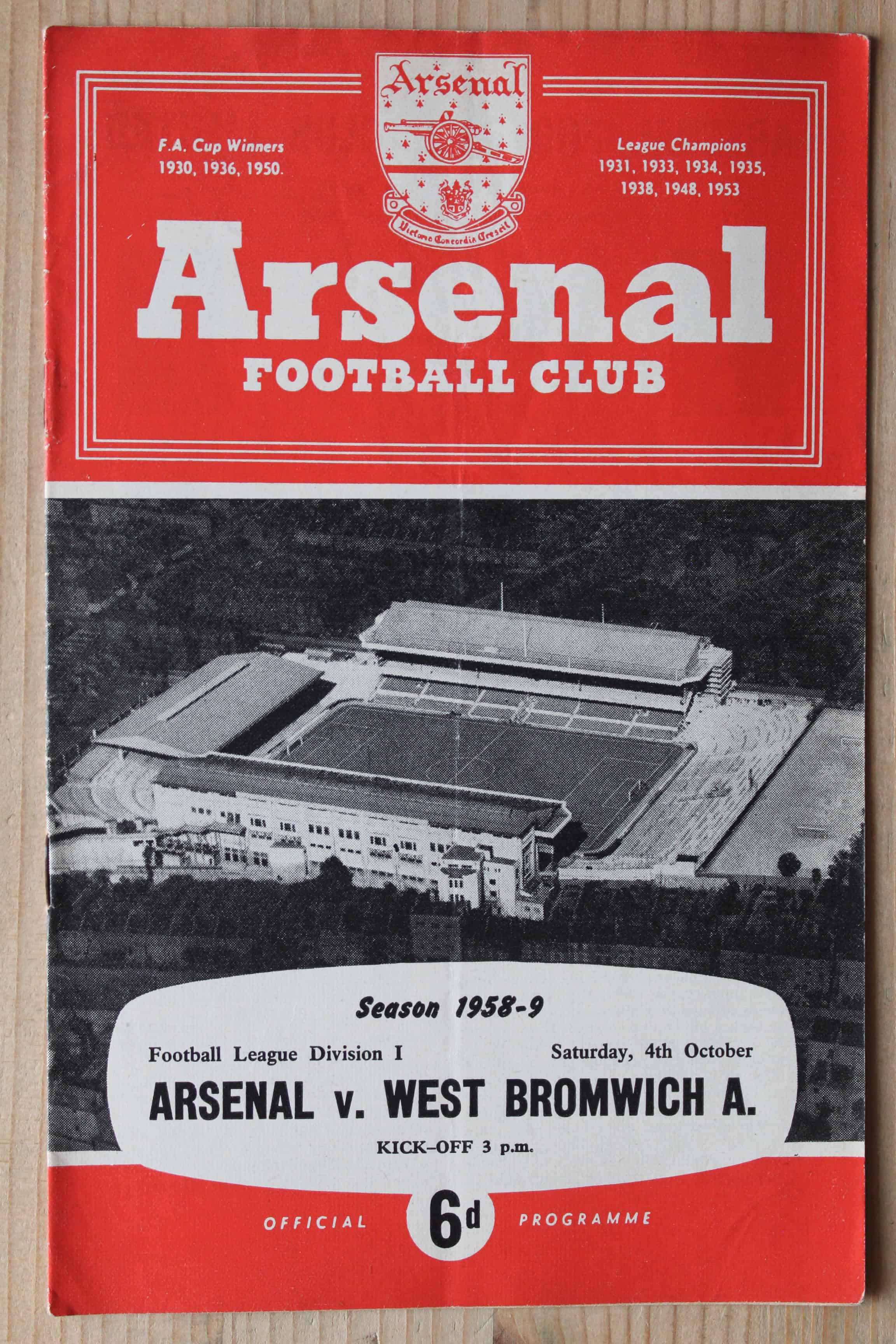 Arsenal FC v West Bromwich Albion FC 