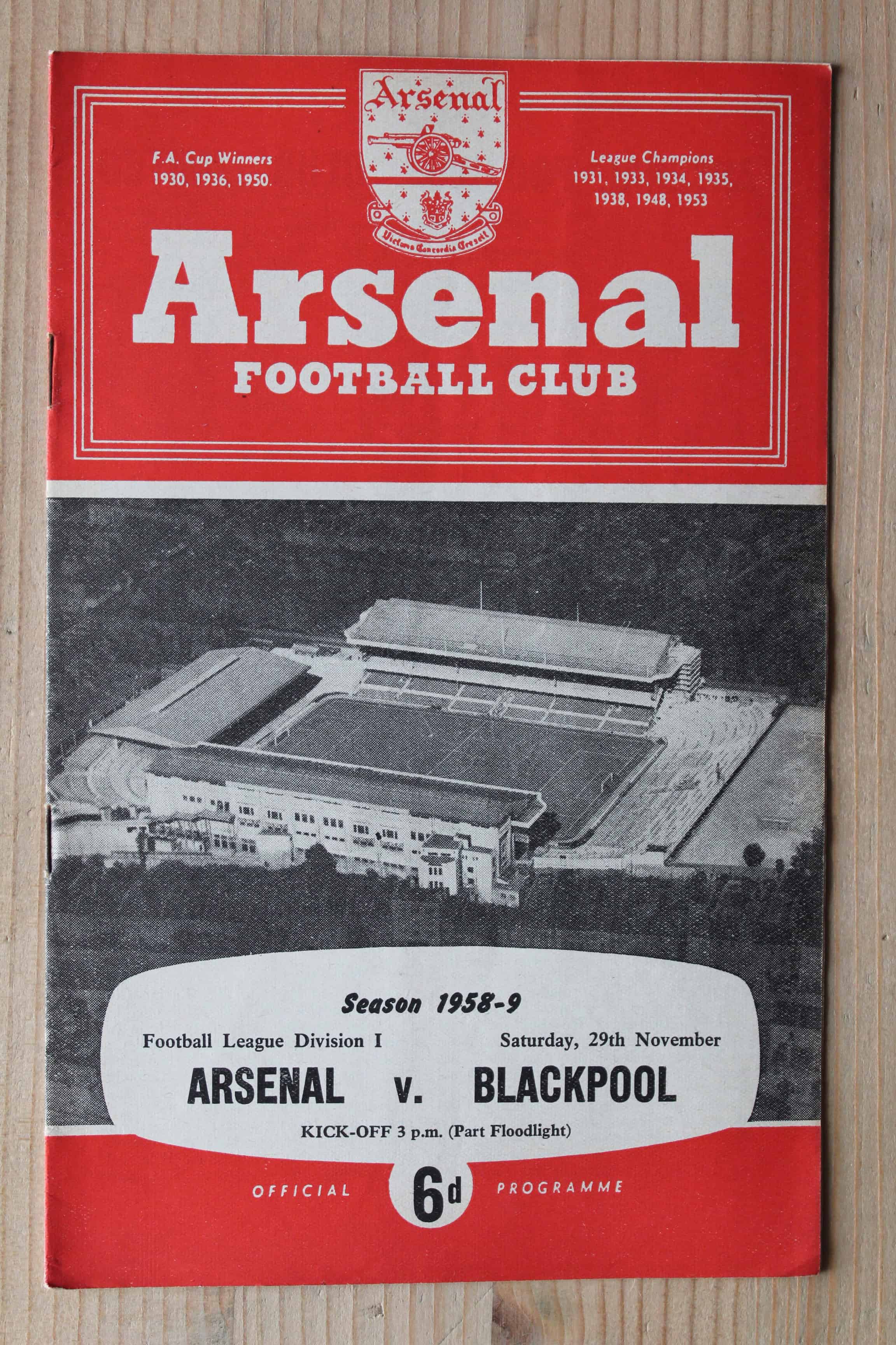 Arsenal FC v Blackpool FC