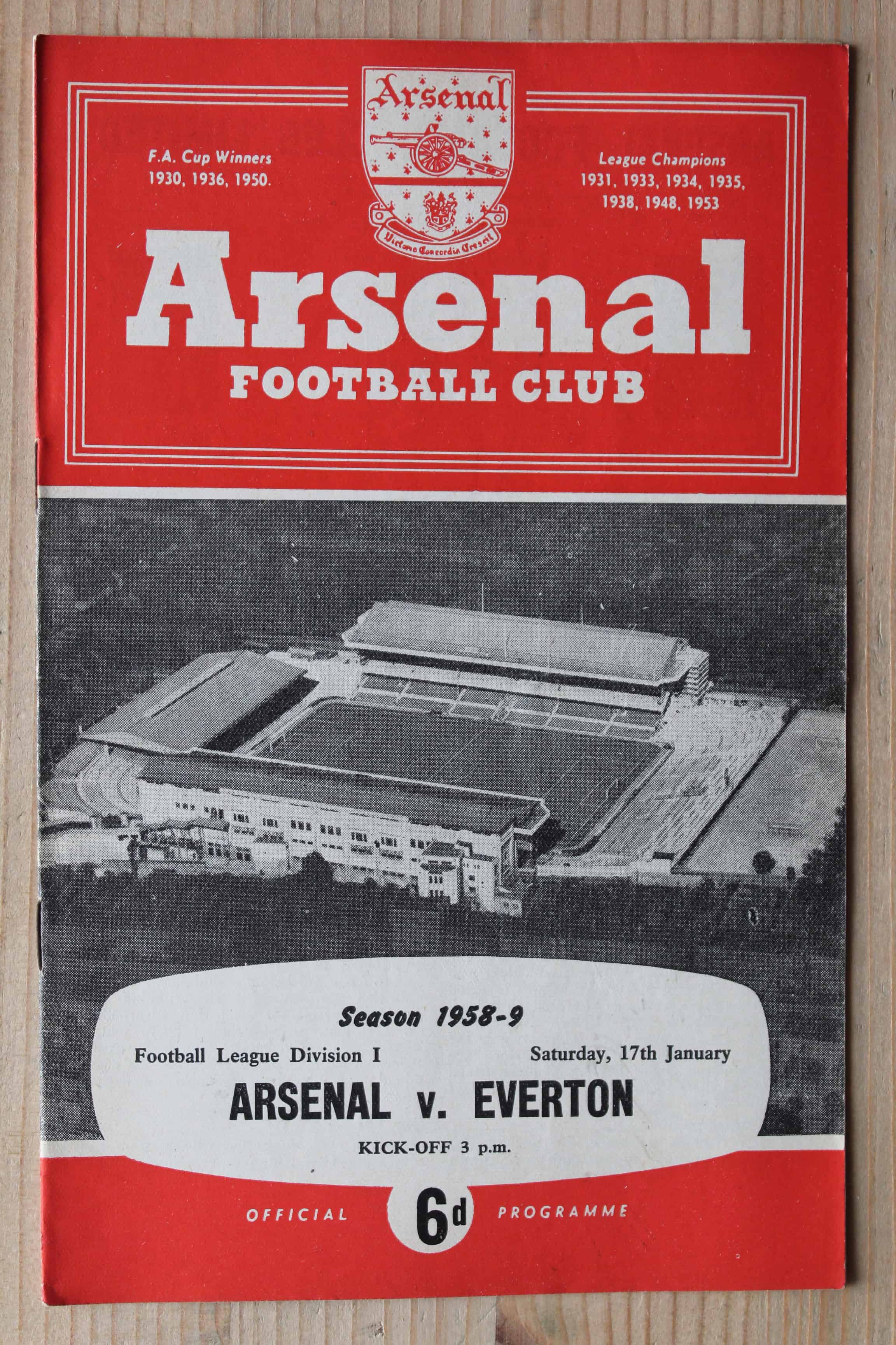 Arsenal FC v Everton FC