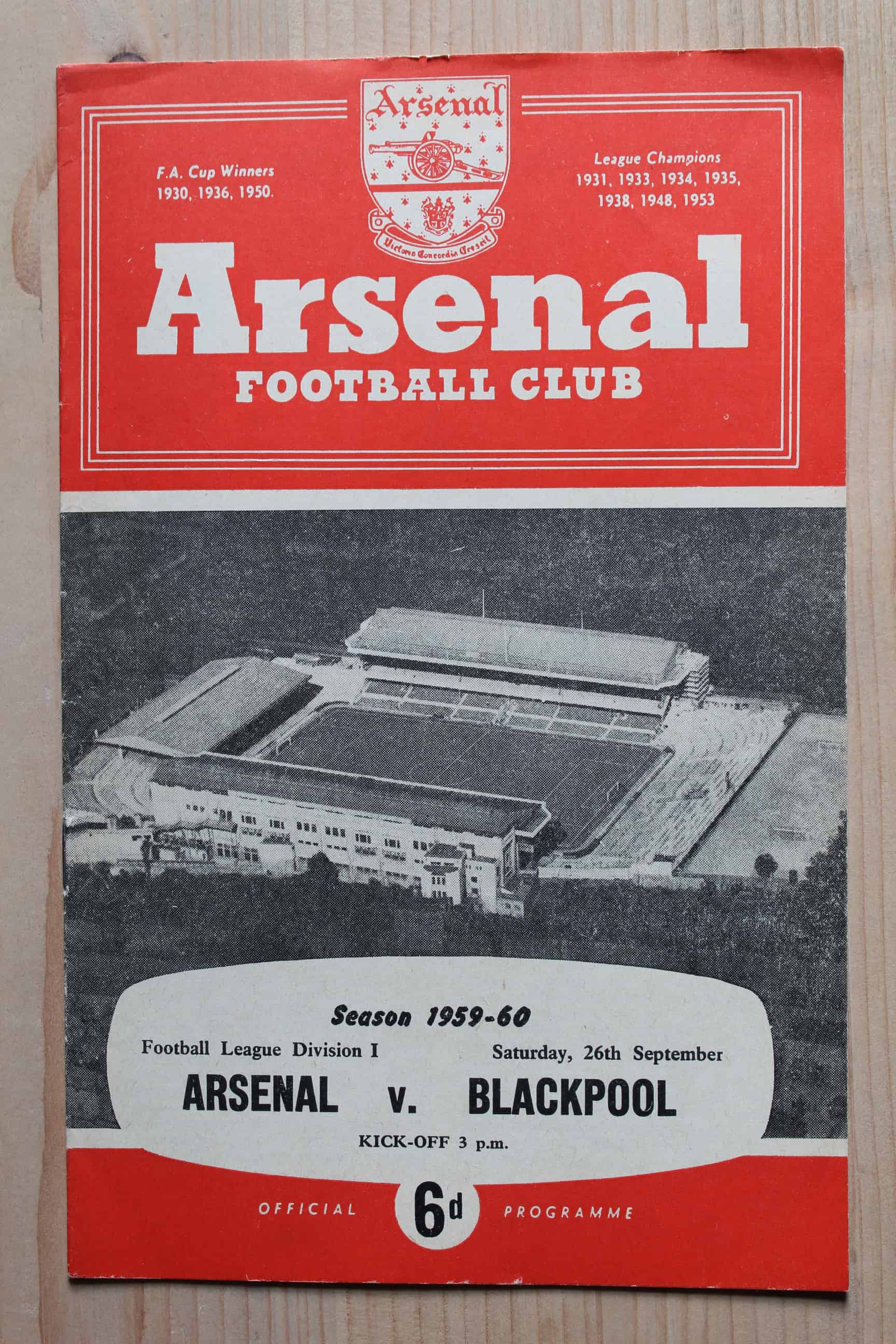 Arsenal FC v Blackpool FC