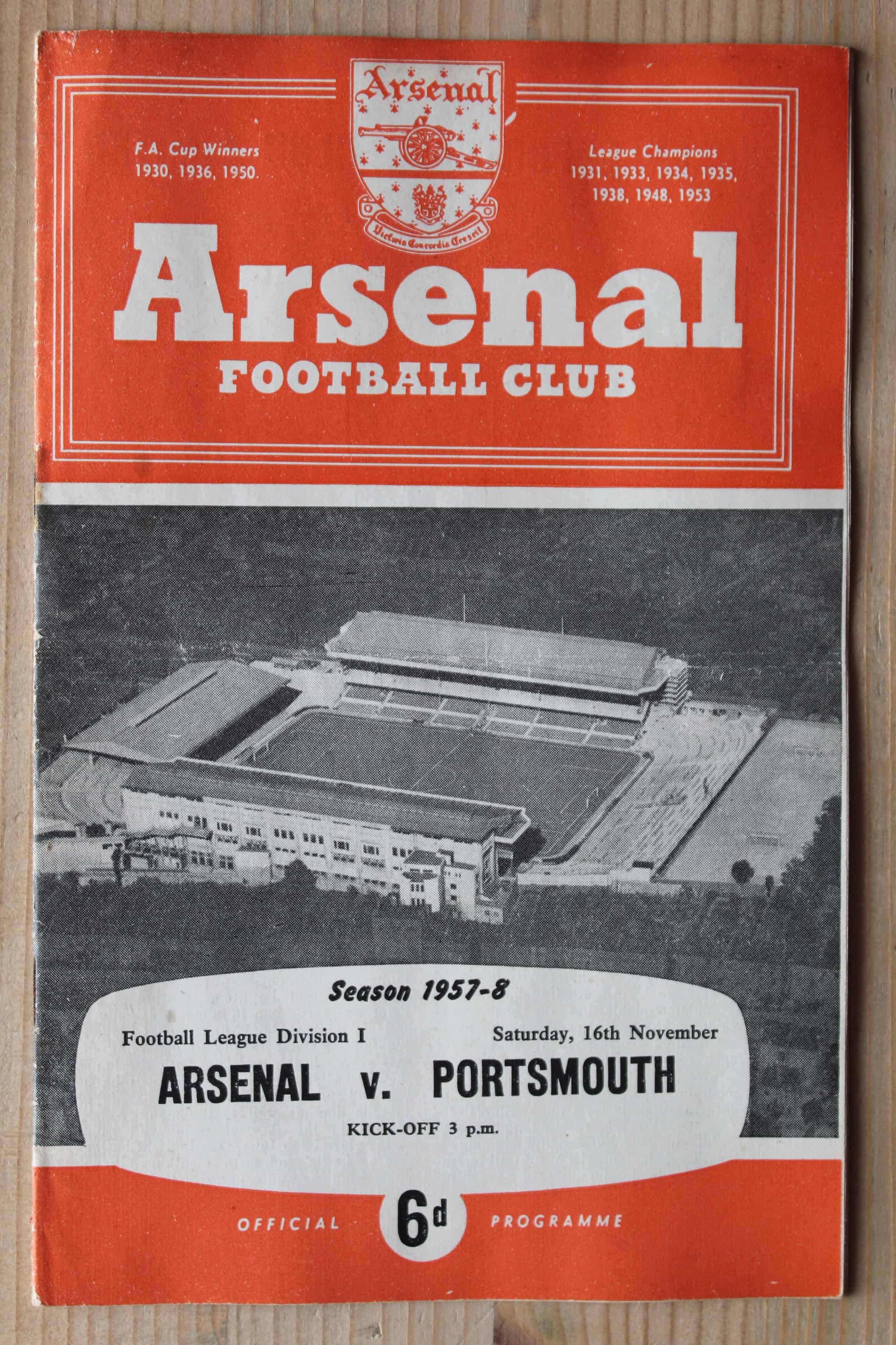 Arsenal FC v Portsmouth FC