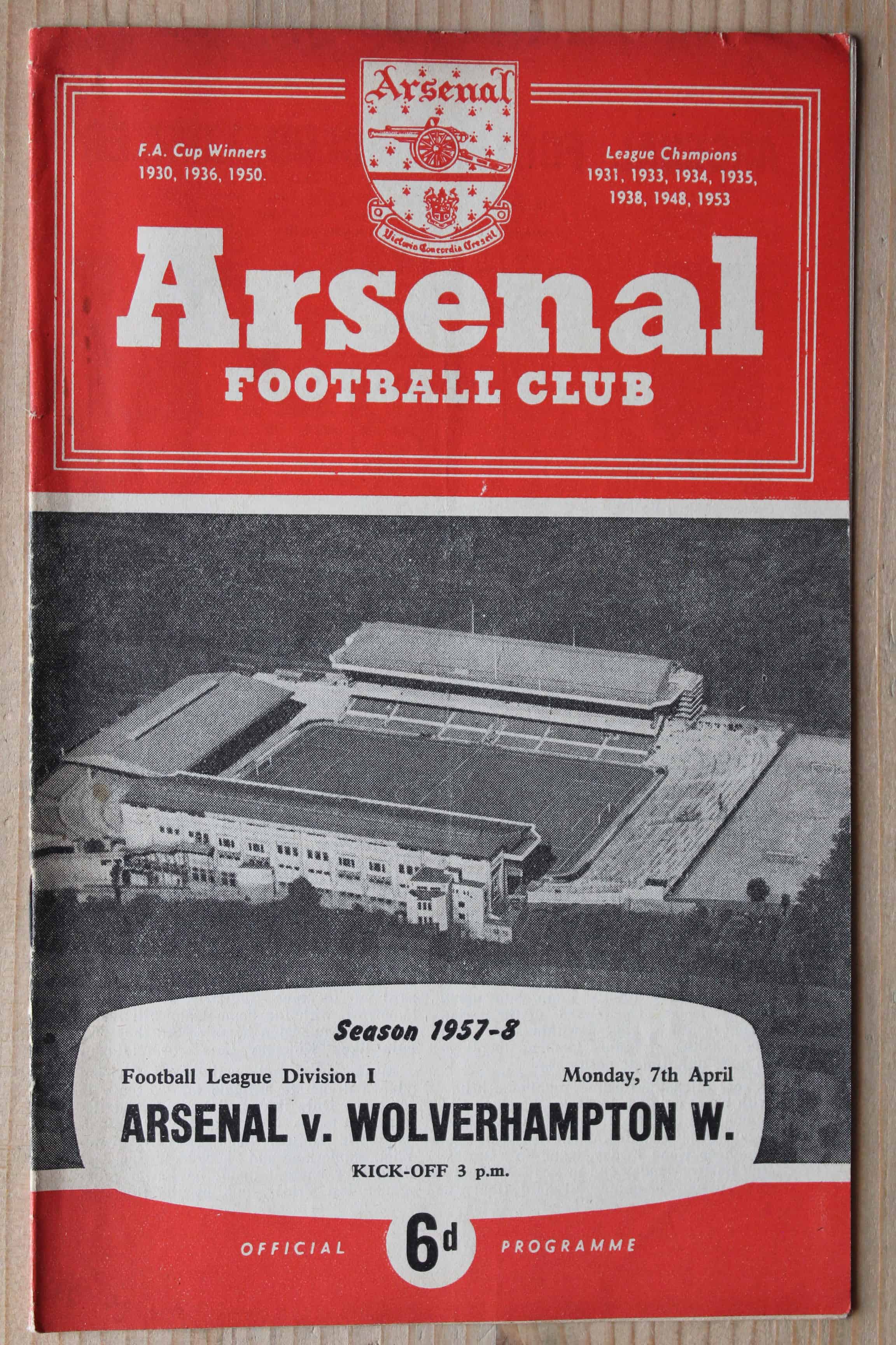 Arsenal FC v Wolverhampton Wanderers FC