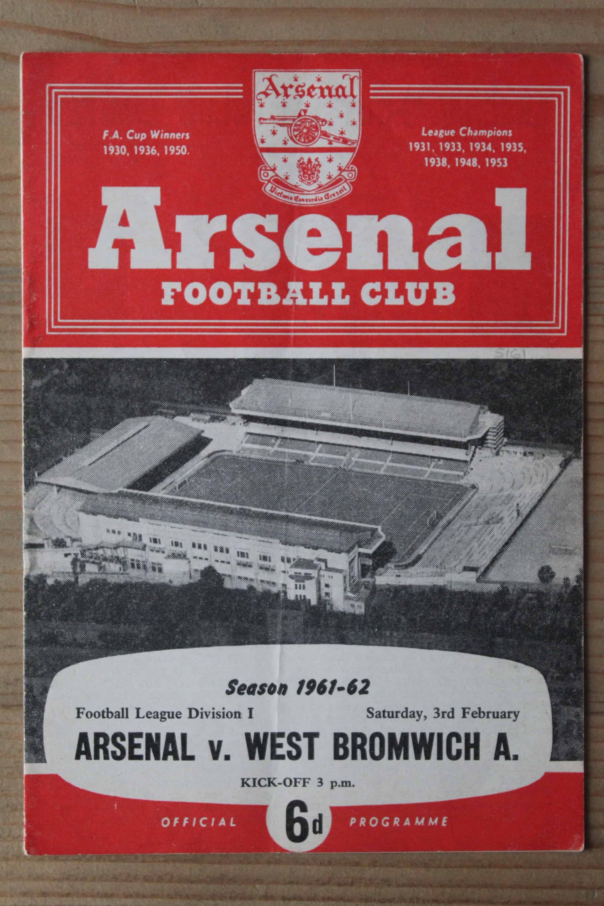 Arsenal FC v West Bromwich Albion FC 