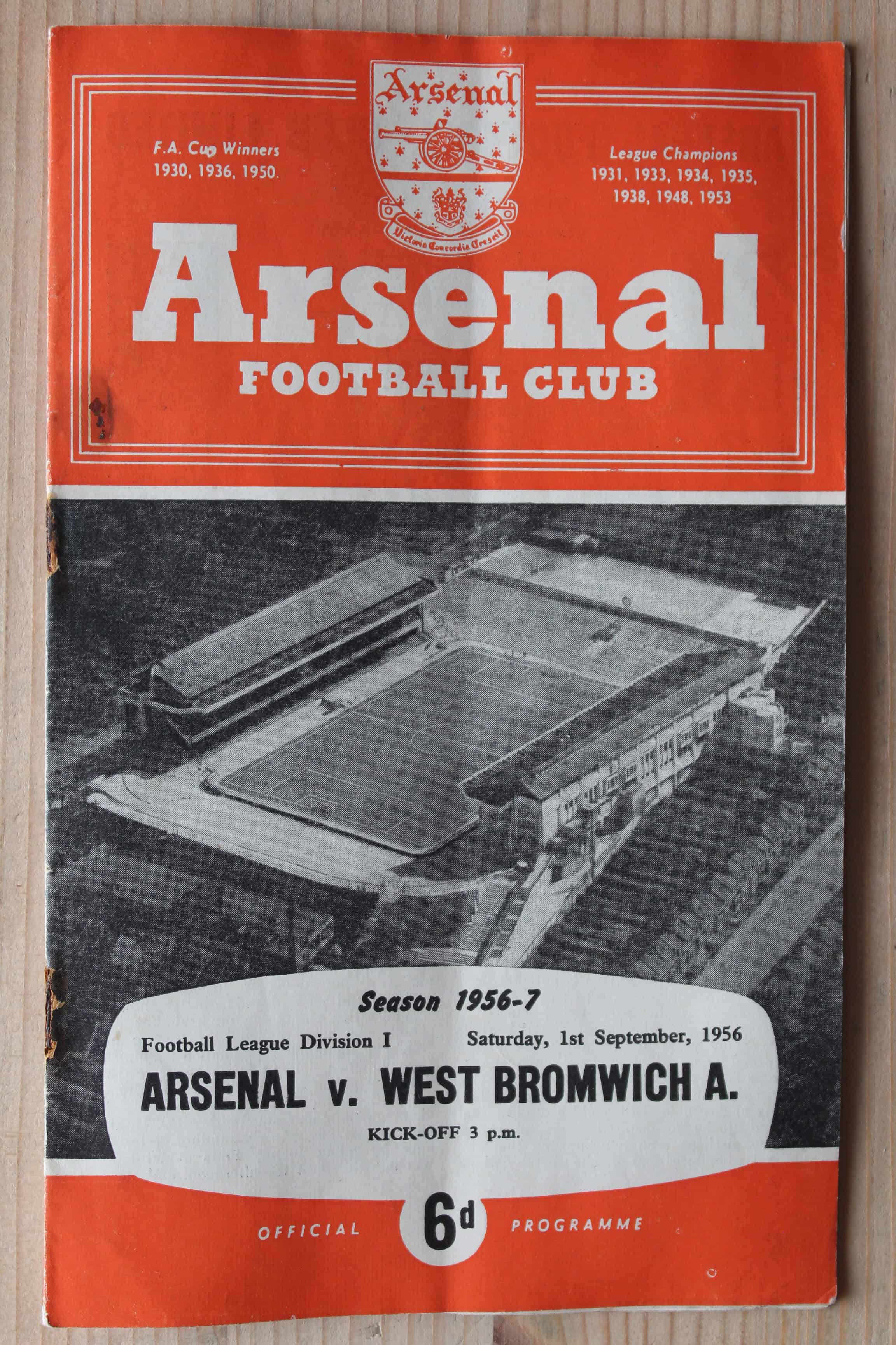 Arsenal FC v West Bromwich Albion FC 