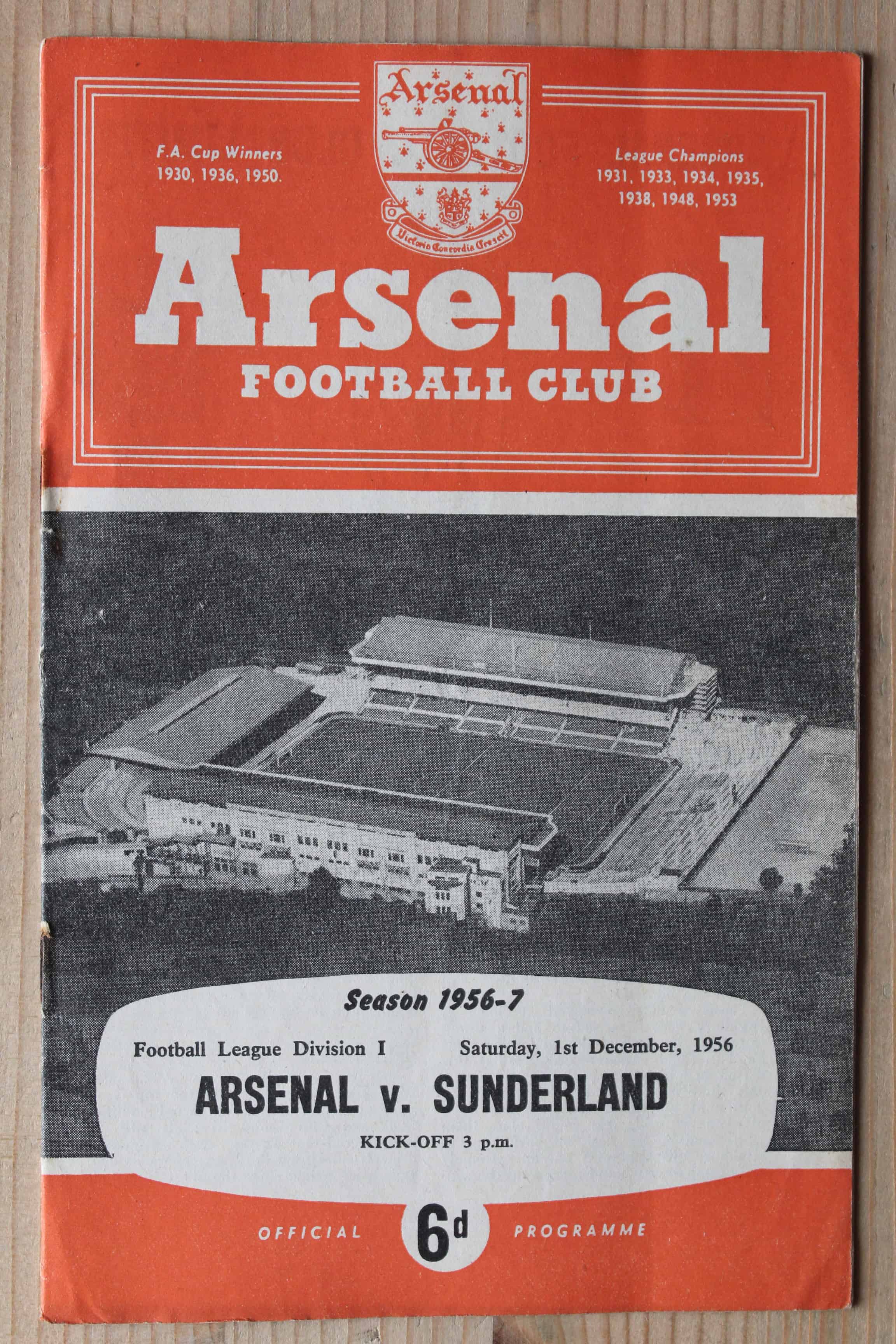 Arsenal FC v Sunderland FC