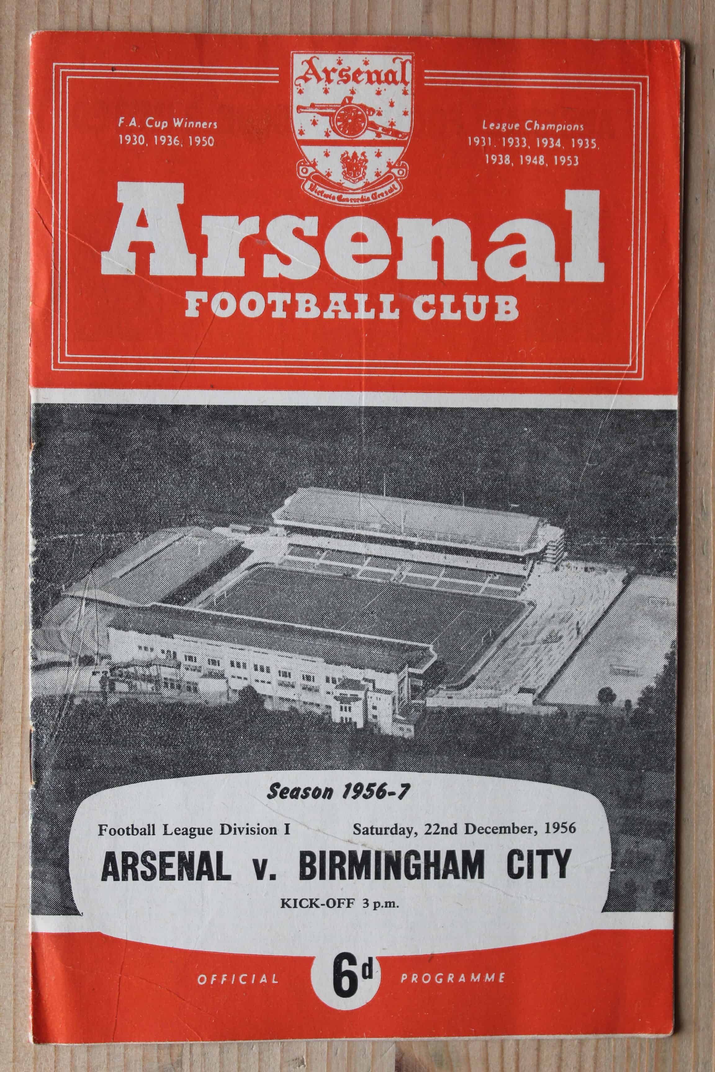 Arsenal FC v Birmingham City FC