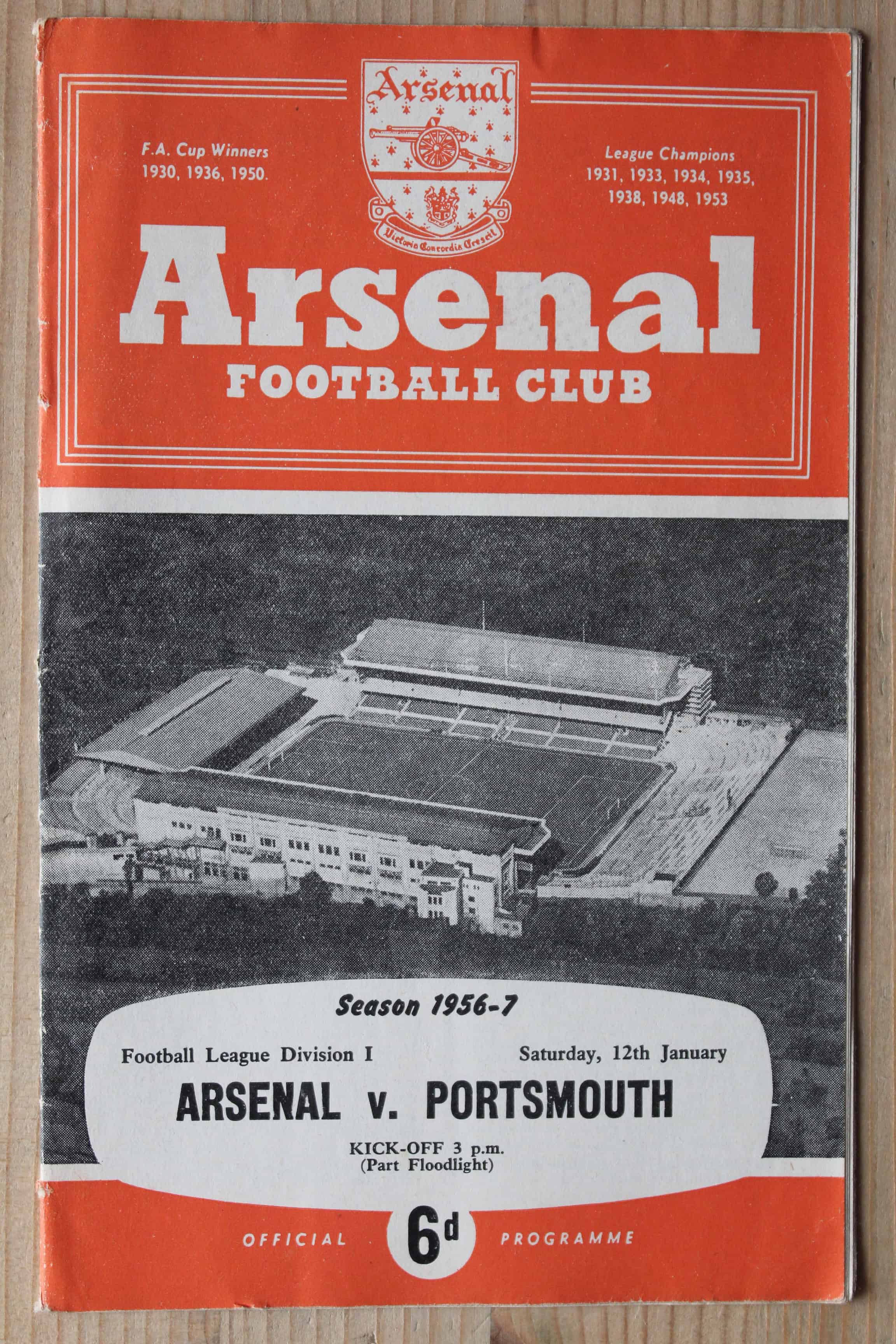 Arsenal FC v Portsmouth FC