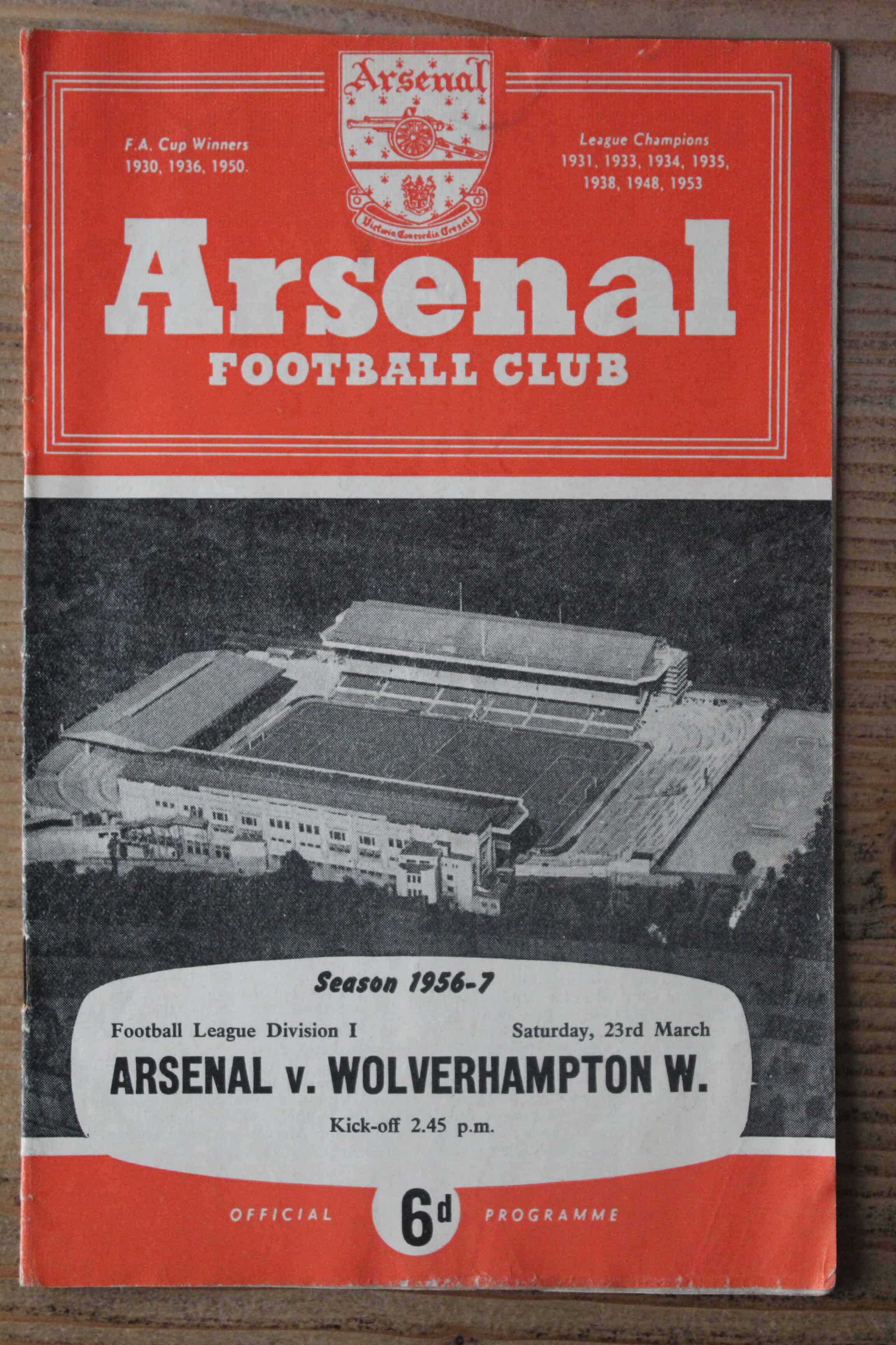 Arsenal FC v Wolverhampton Wanderers FC