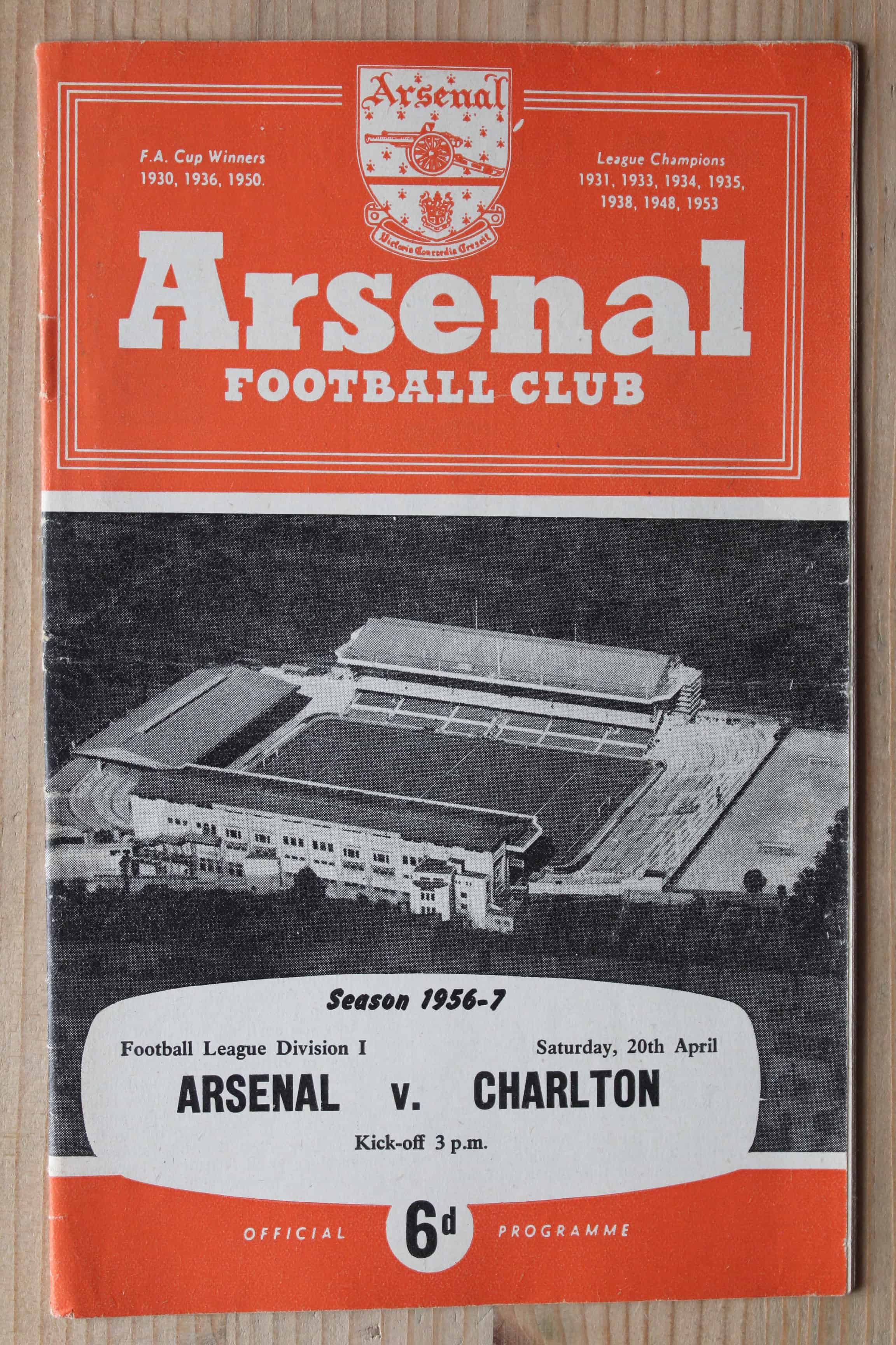 Arsenal FC v Charlton Athletic FC