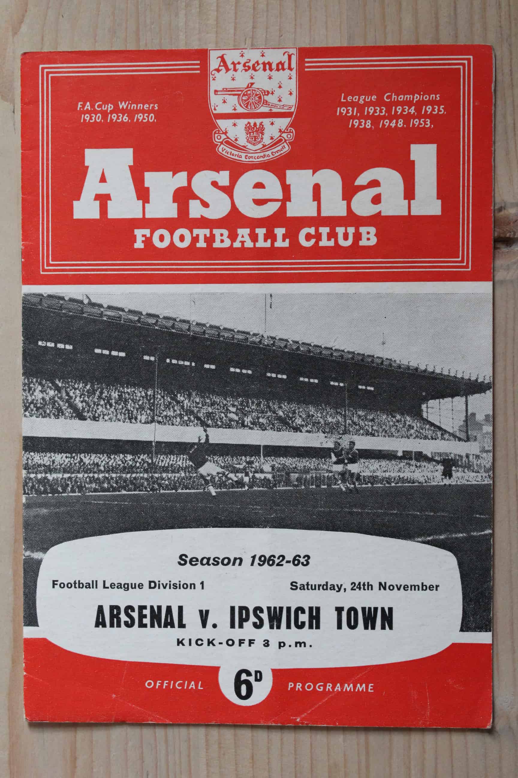 Arsenal FC v Ipswich Town FC