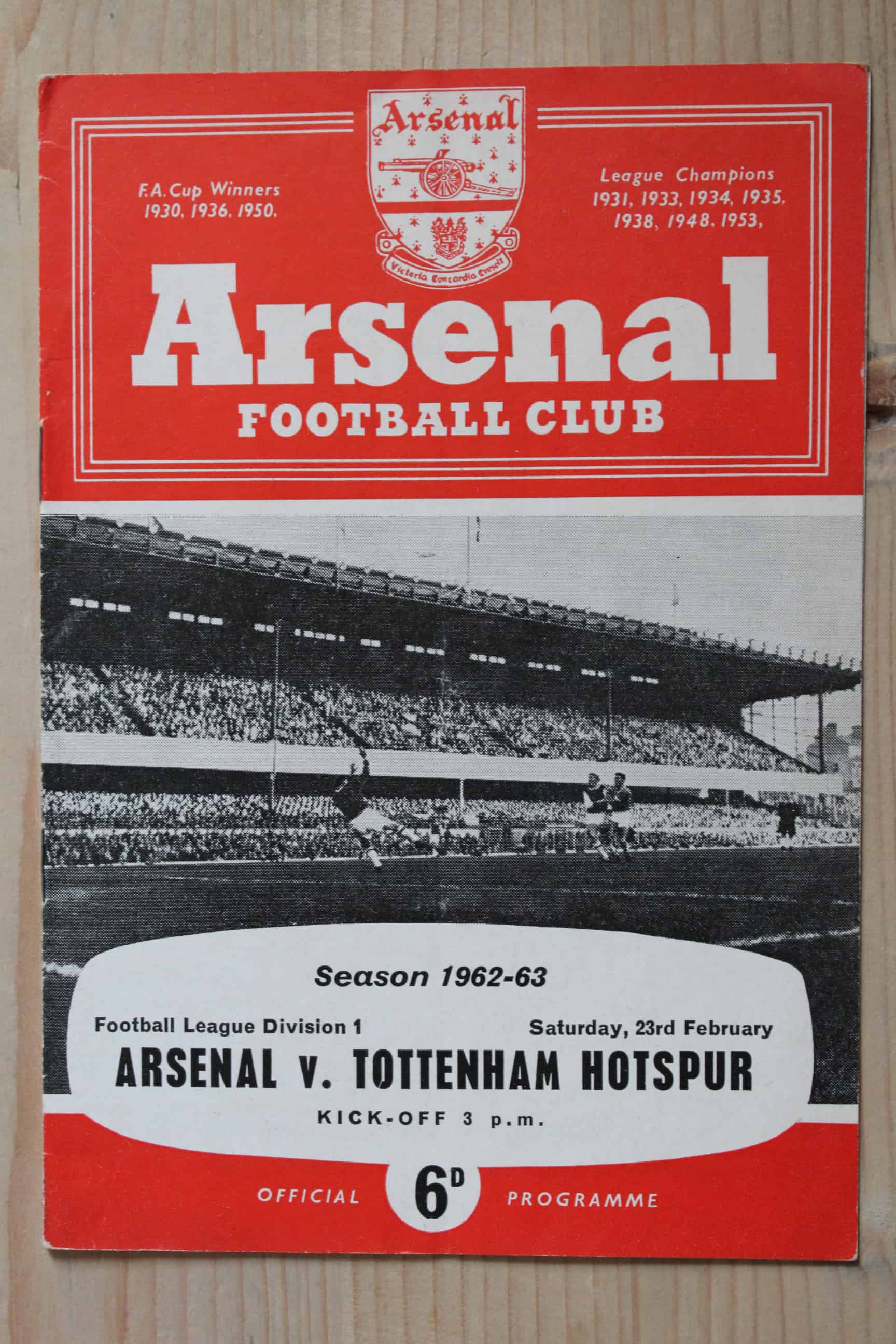 Arsenal FC v Tottenham Hotspur FC