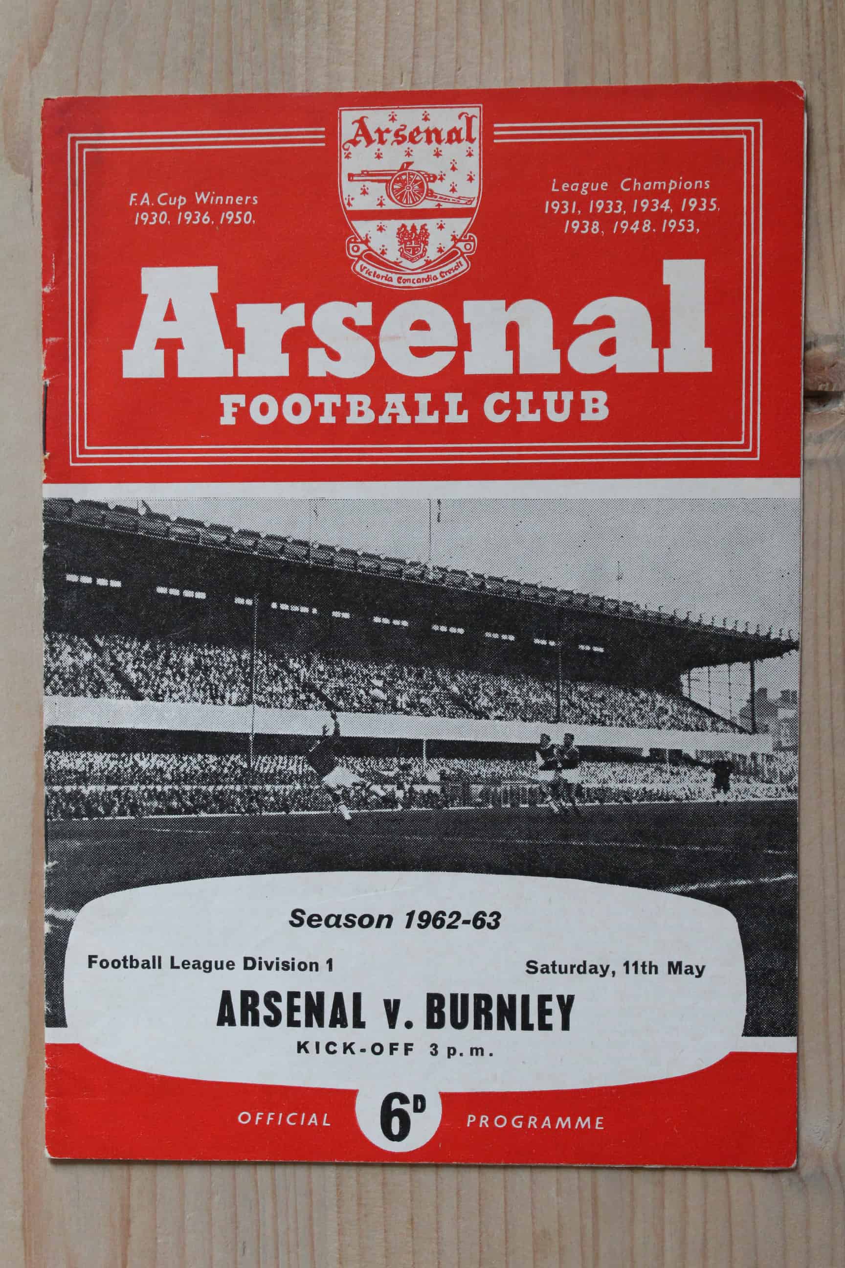 Arsenal FC v Burnley FC