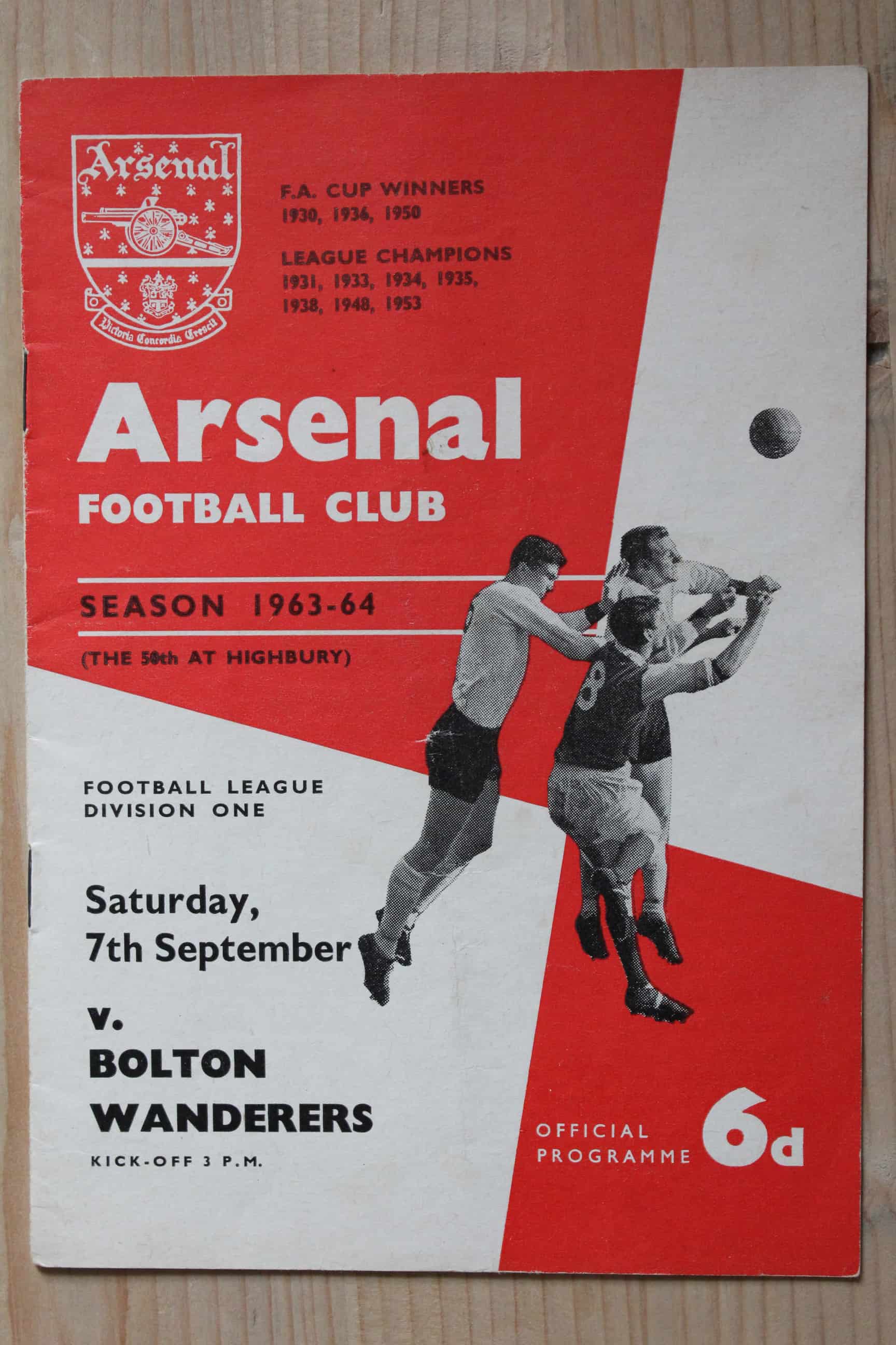 Arsenal FC v Bolton Wanderers FC