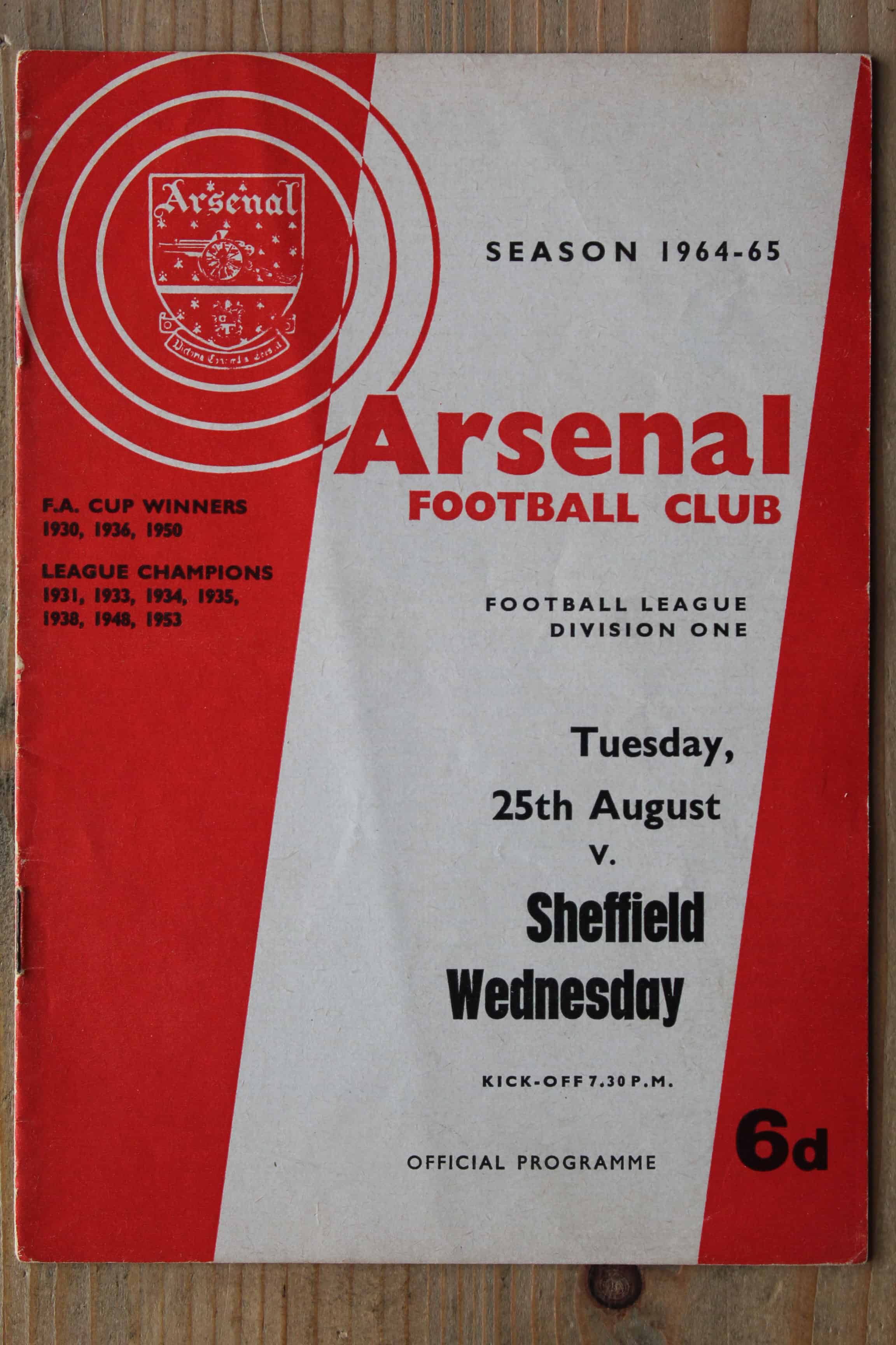 Arsenal FC v Sheffield Wednesday FC 