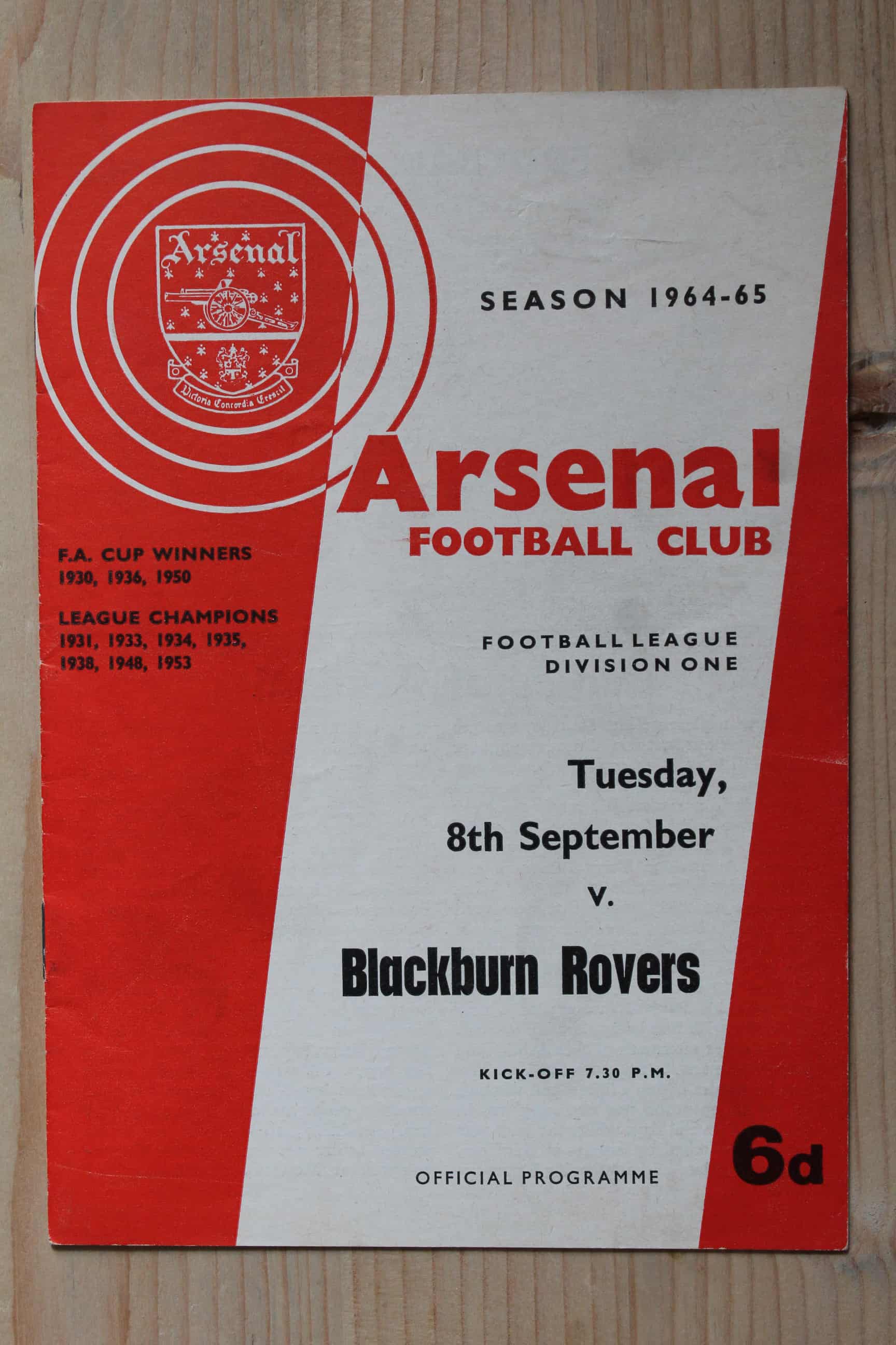 Arsenal FC v Blackburn Rovers FC