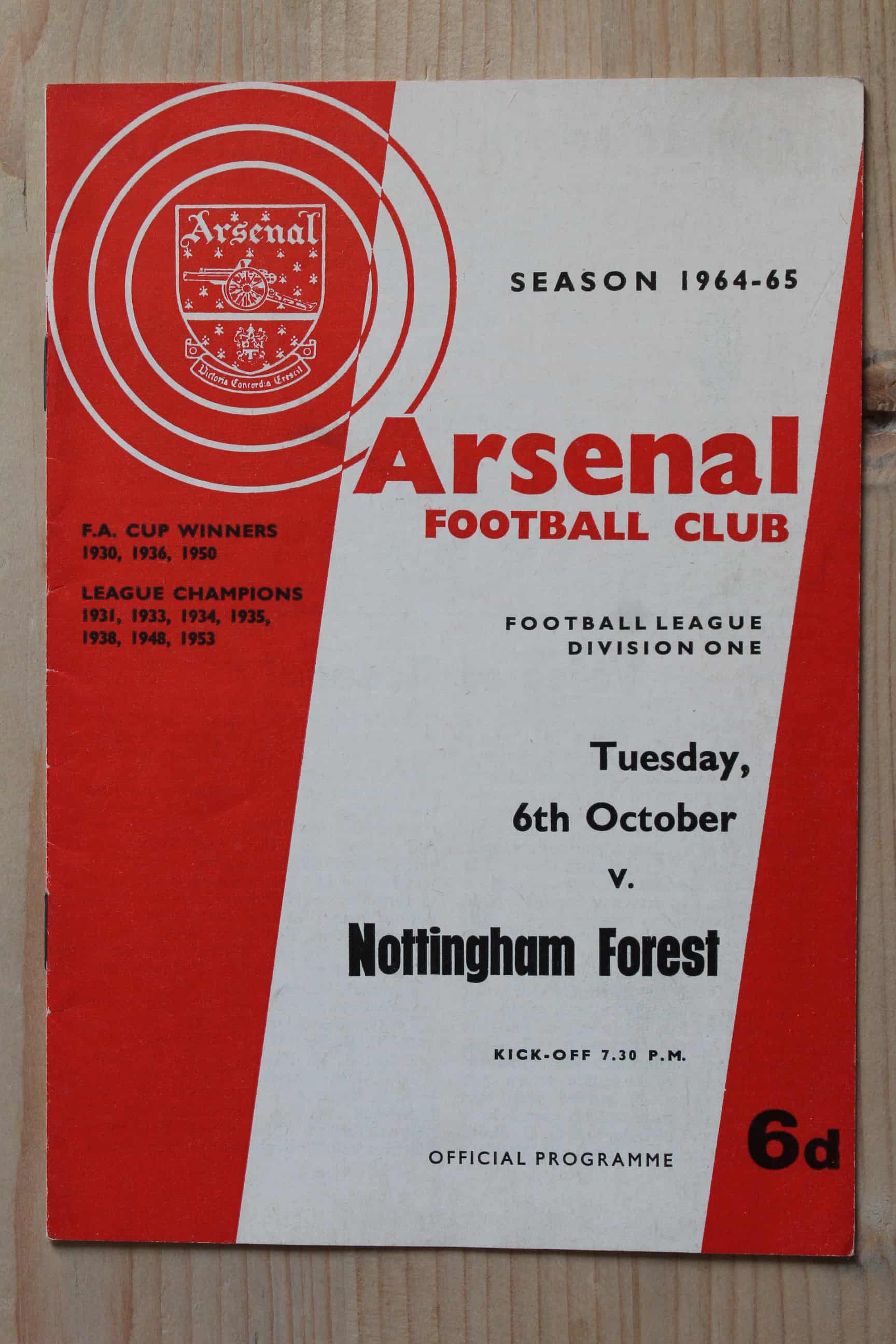 Arsenal FC v Nottingham Forest FC