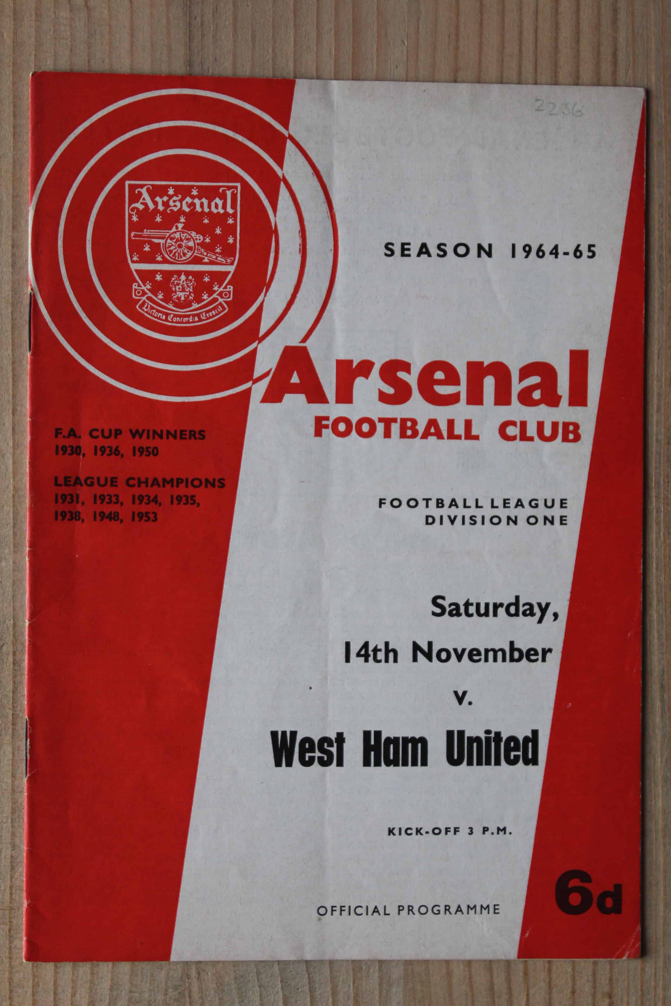 Arsenal FC v West Ham United FC