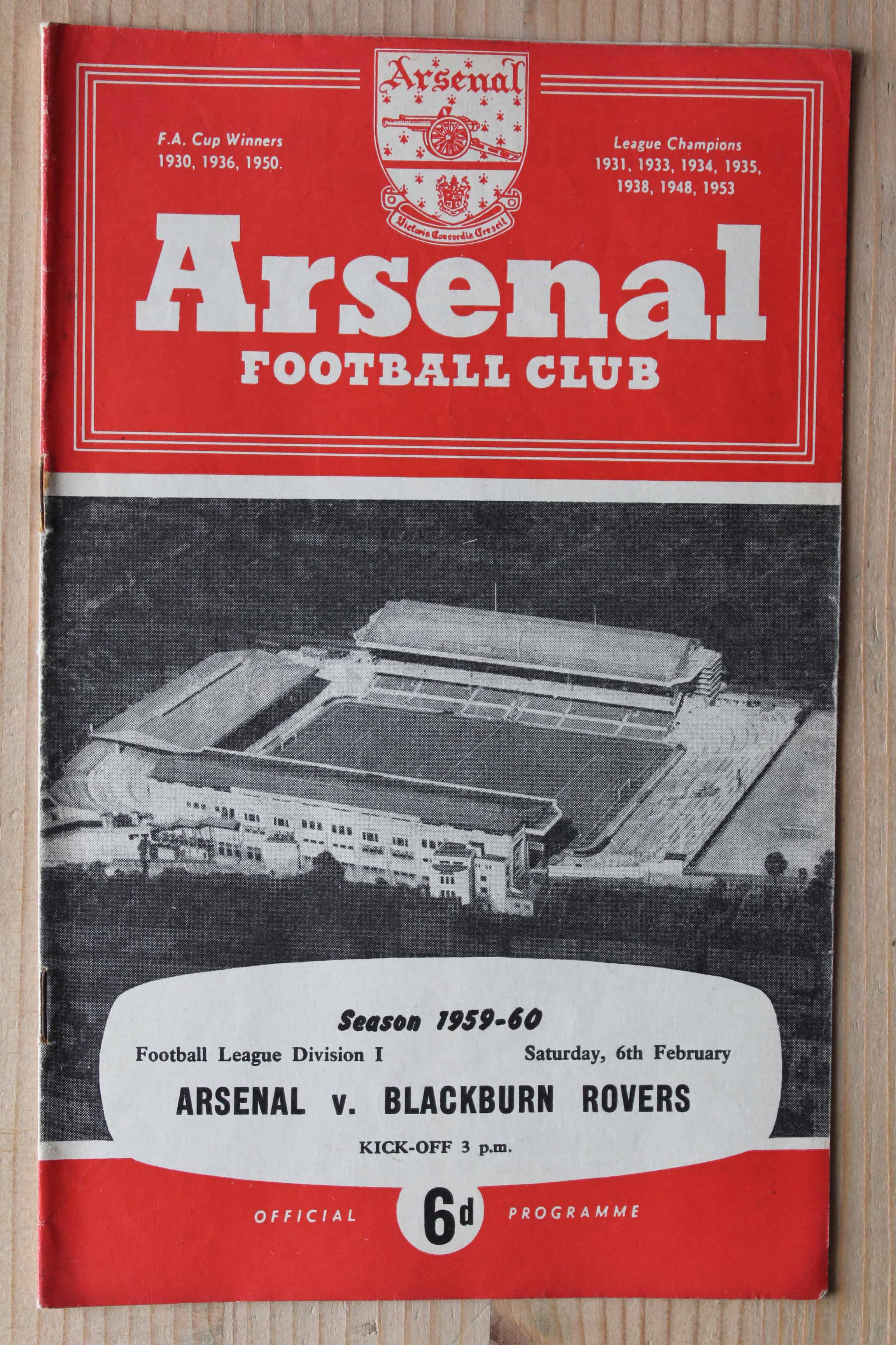 Arsenal FC v Blackburn Rovers FC