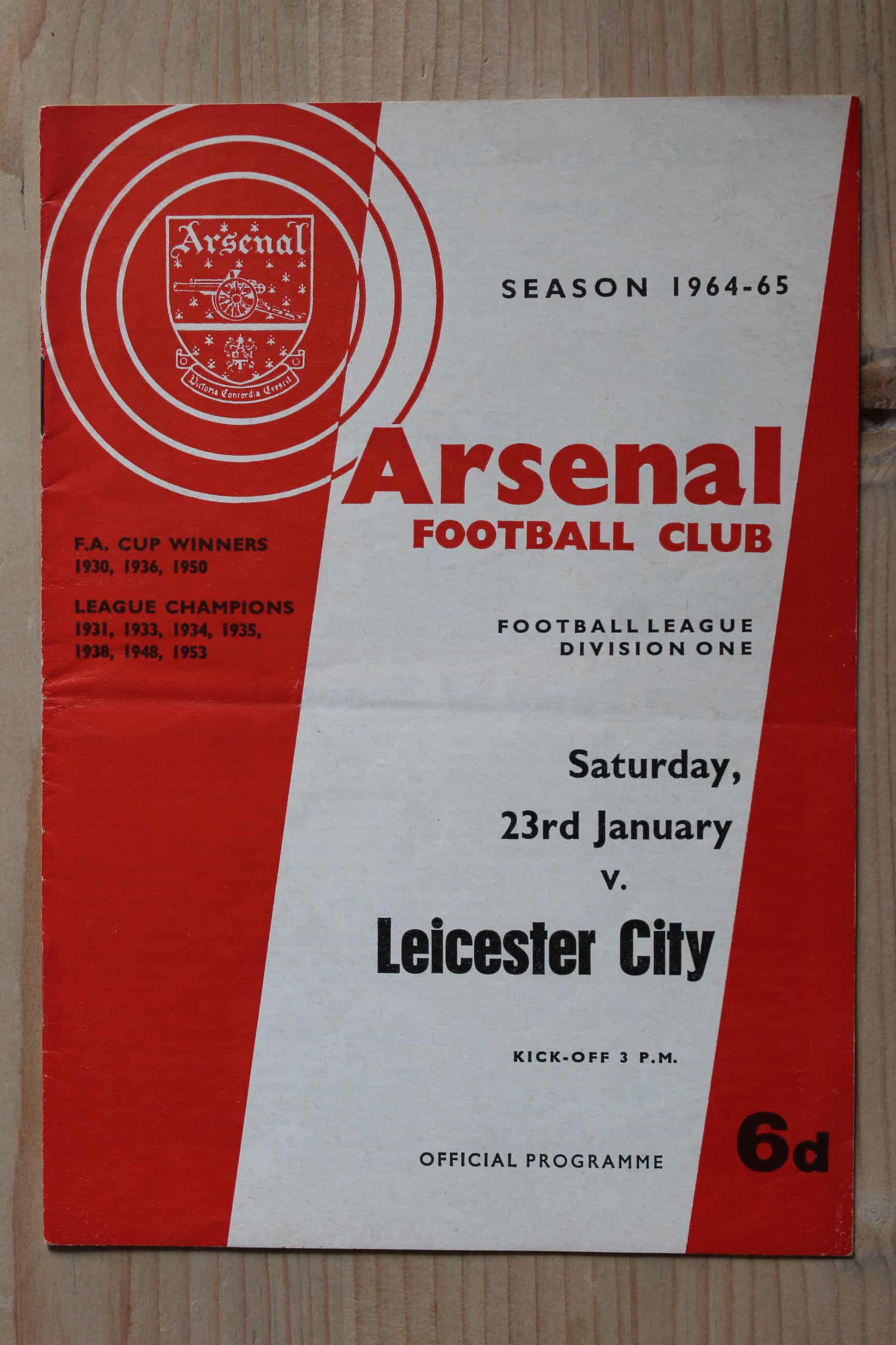 Arsenal FC v Leicester City FC