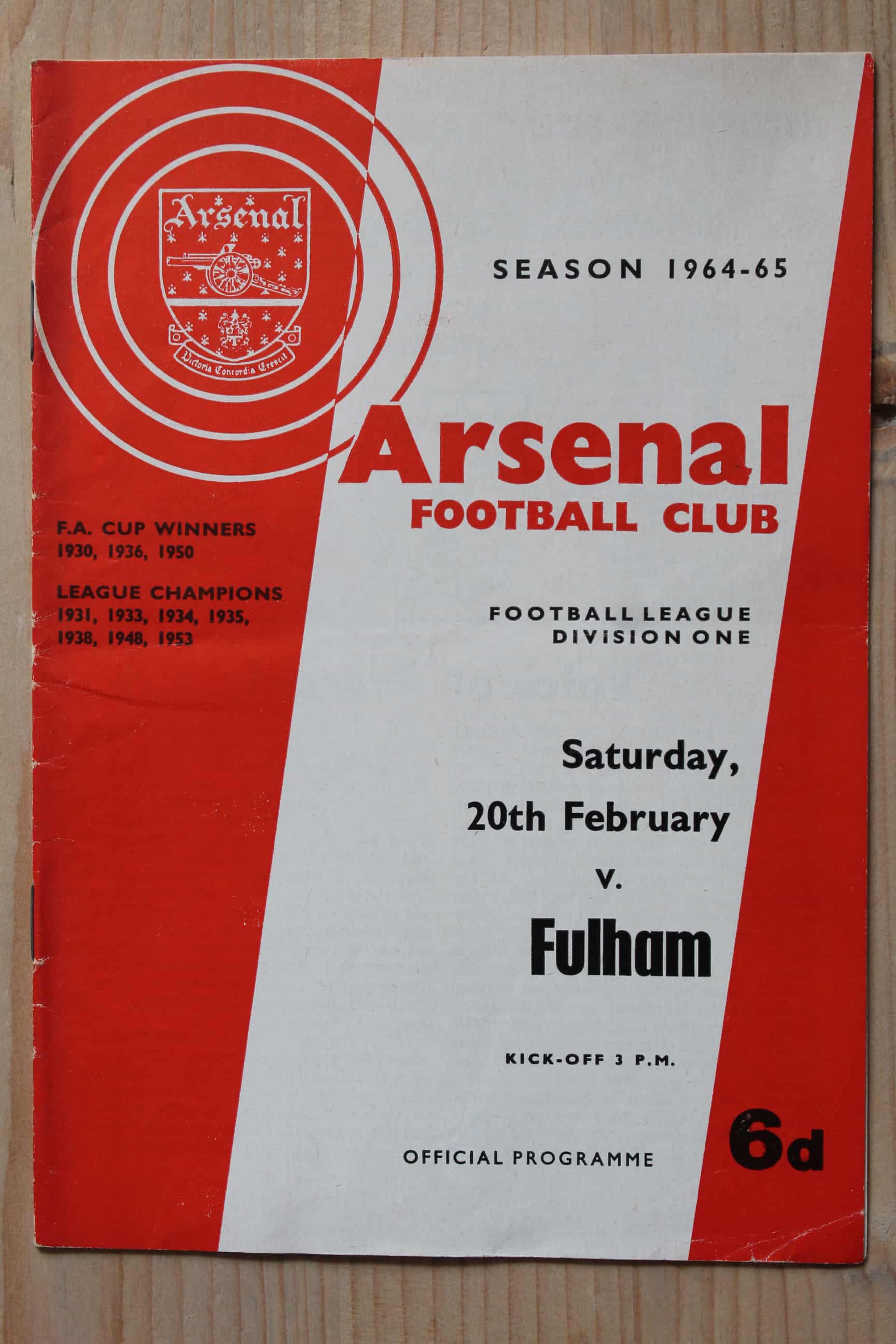 Arsenal FC v Fulham FC