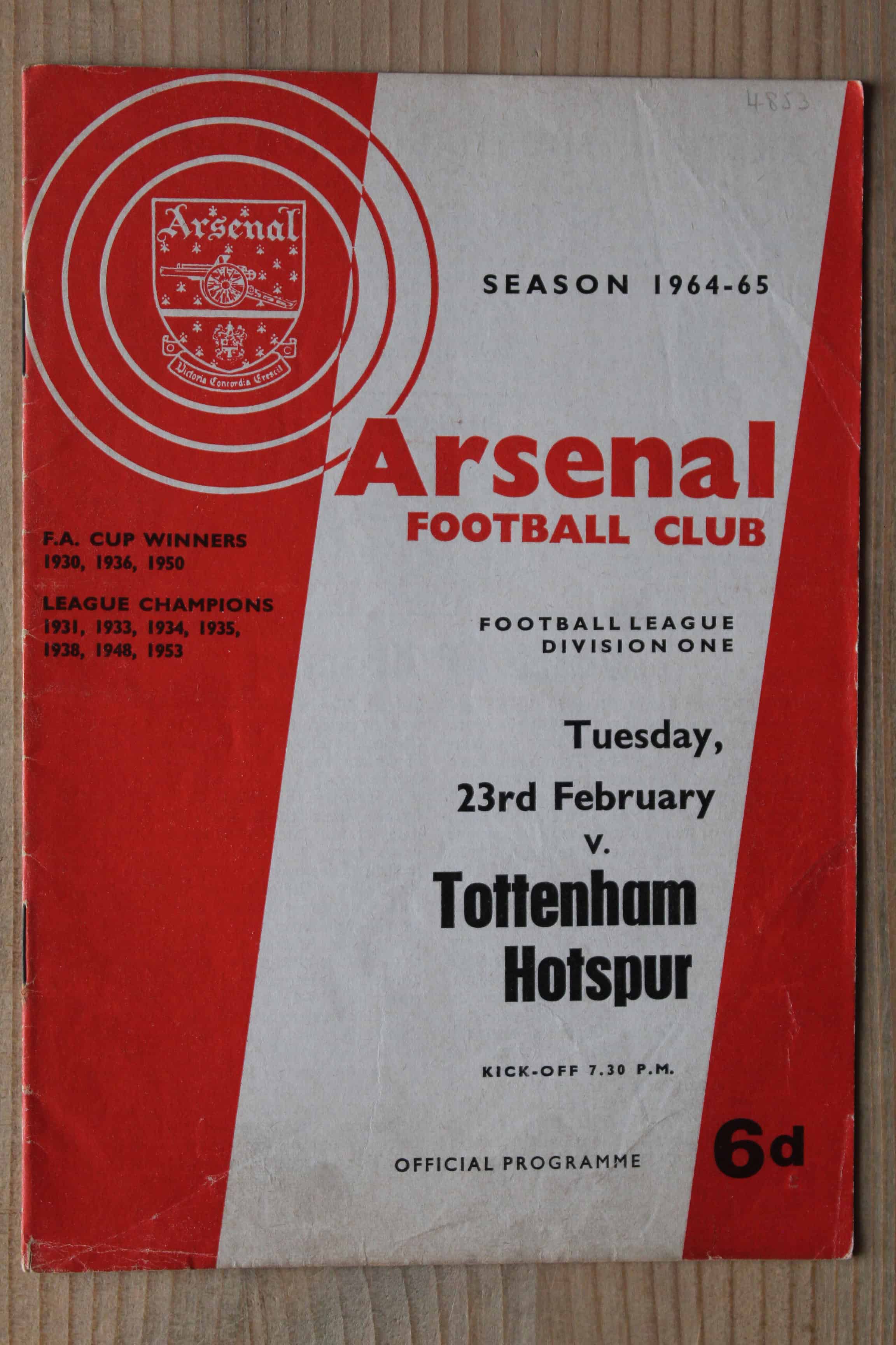 Arsenal FC v Tottenham Hotspur FC