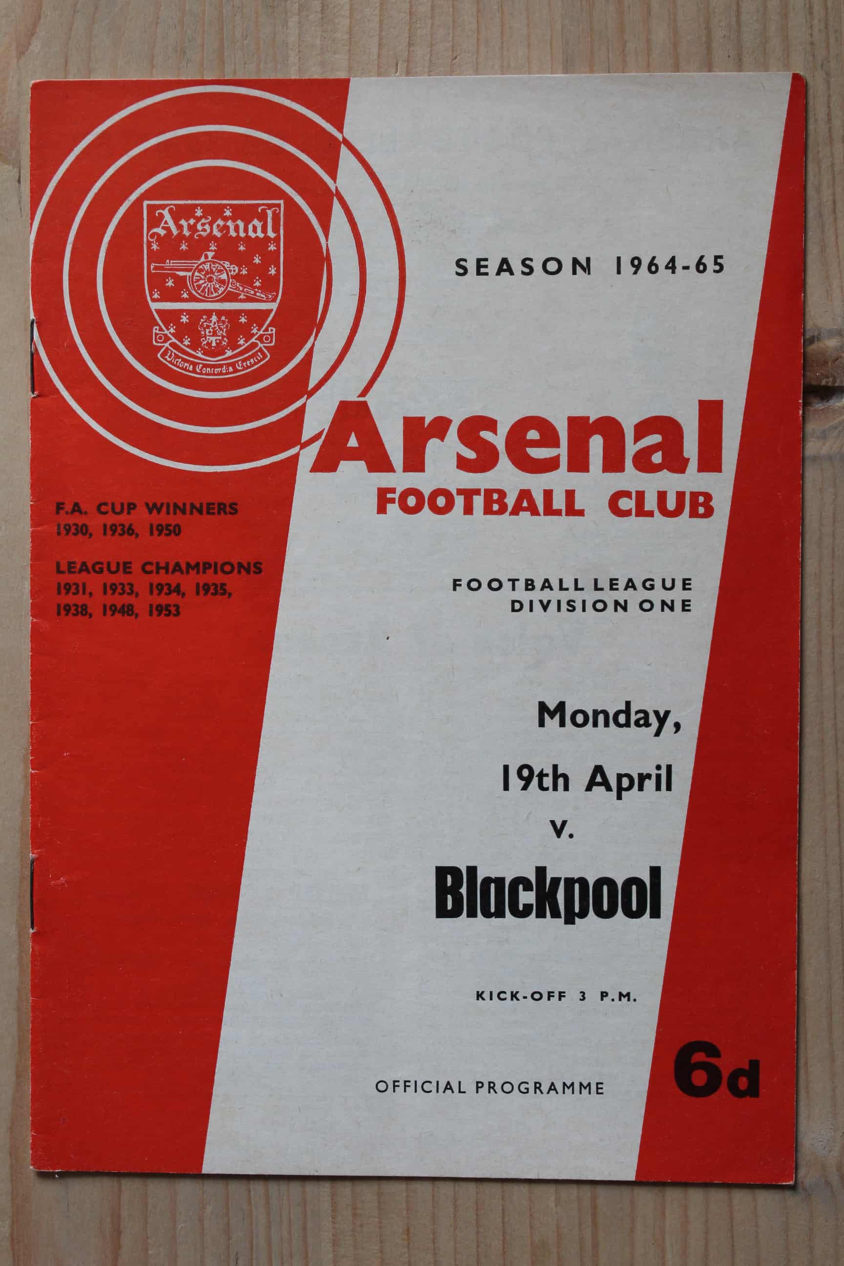 Arsenal FC v Blackpool FC