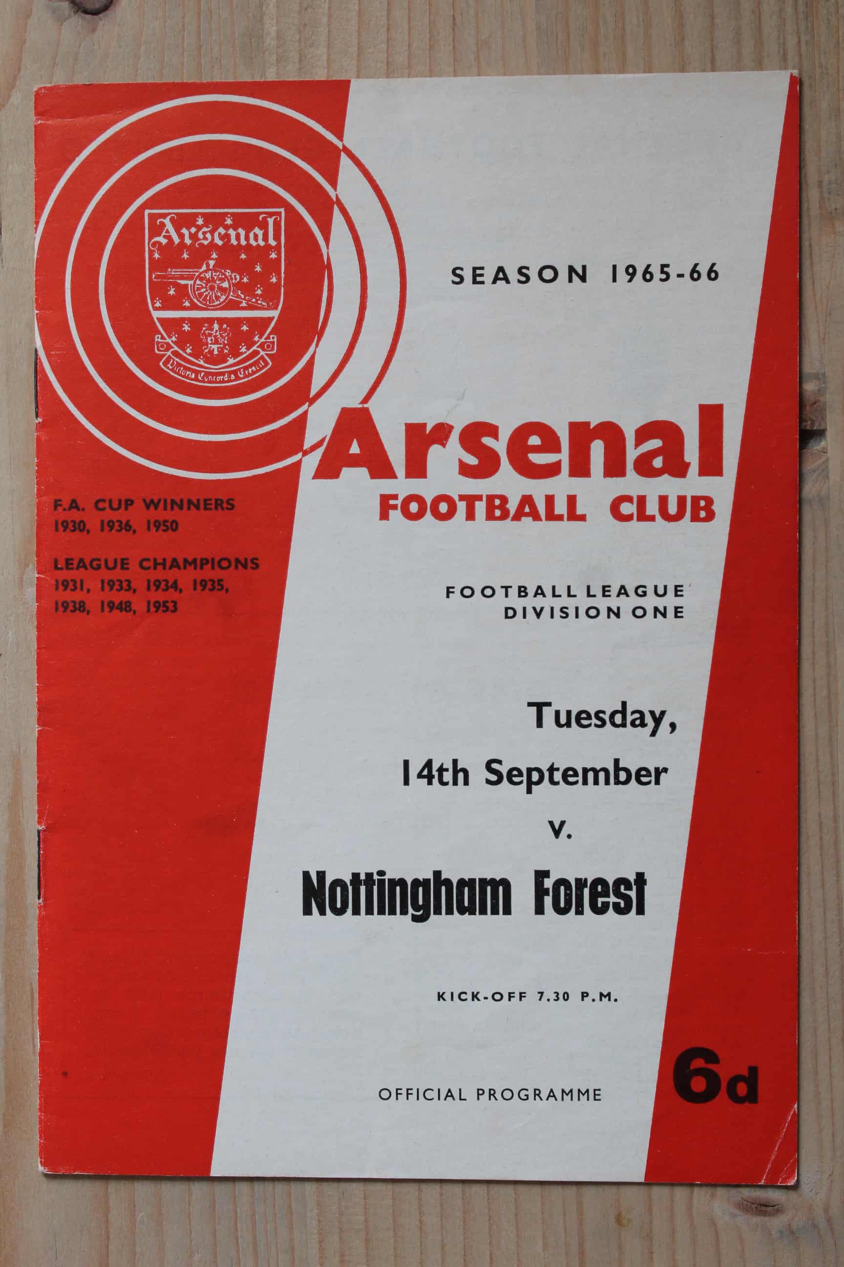 Arsenal FC v Nottingham Forest FC