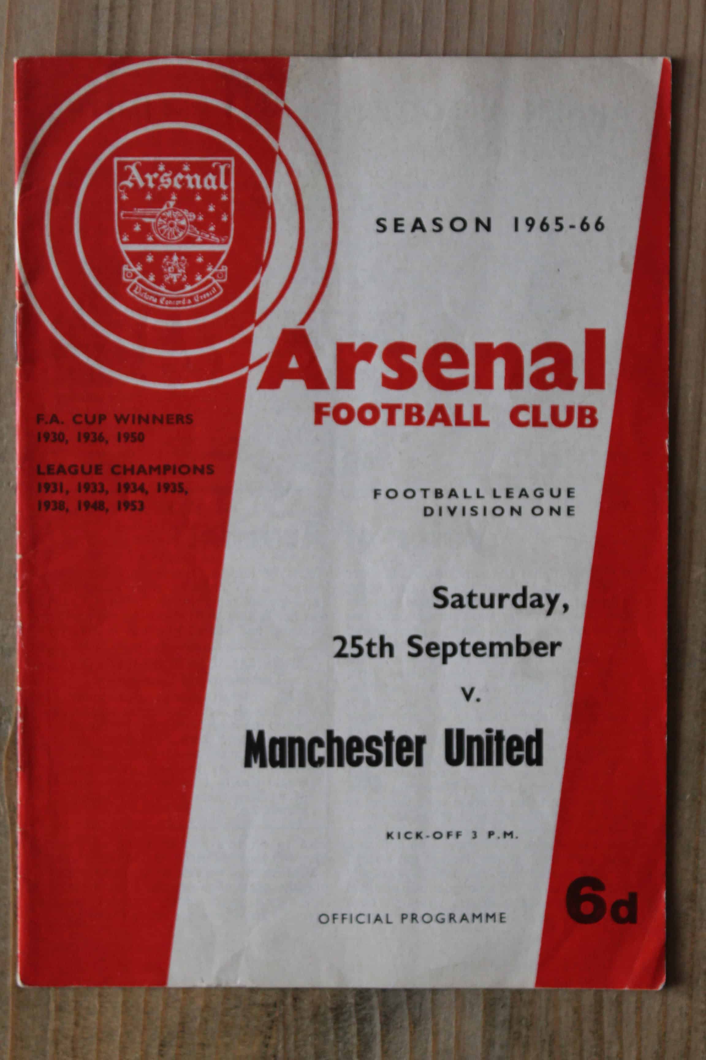 Arsenal FC v Manchester United FC