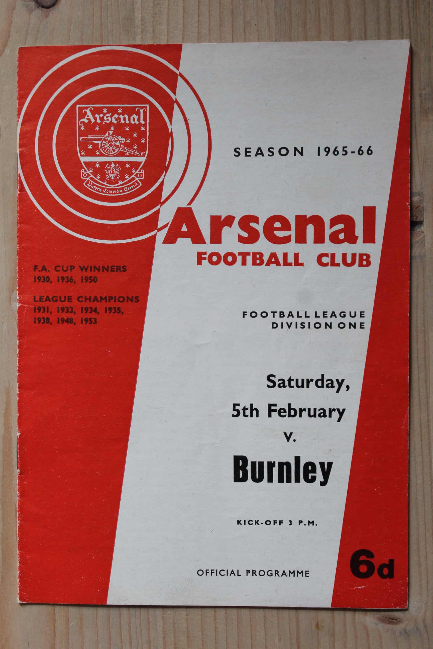 Arsenal FC v Burnley FC