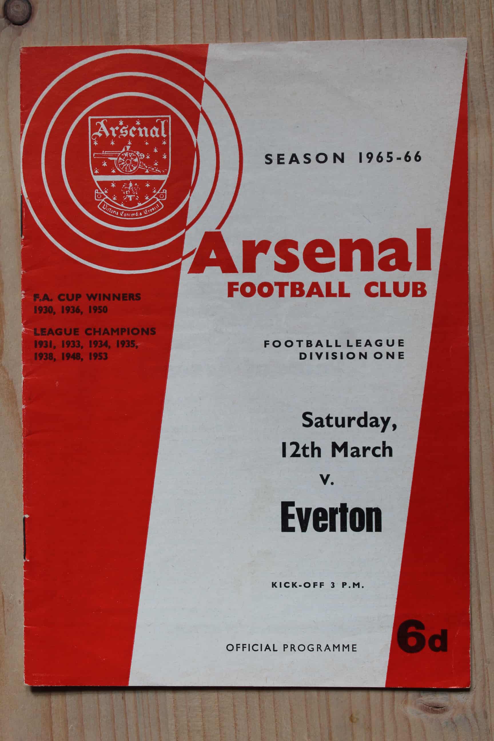 Arsenal FC v Everton FC