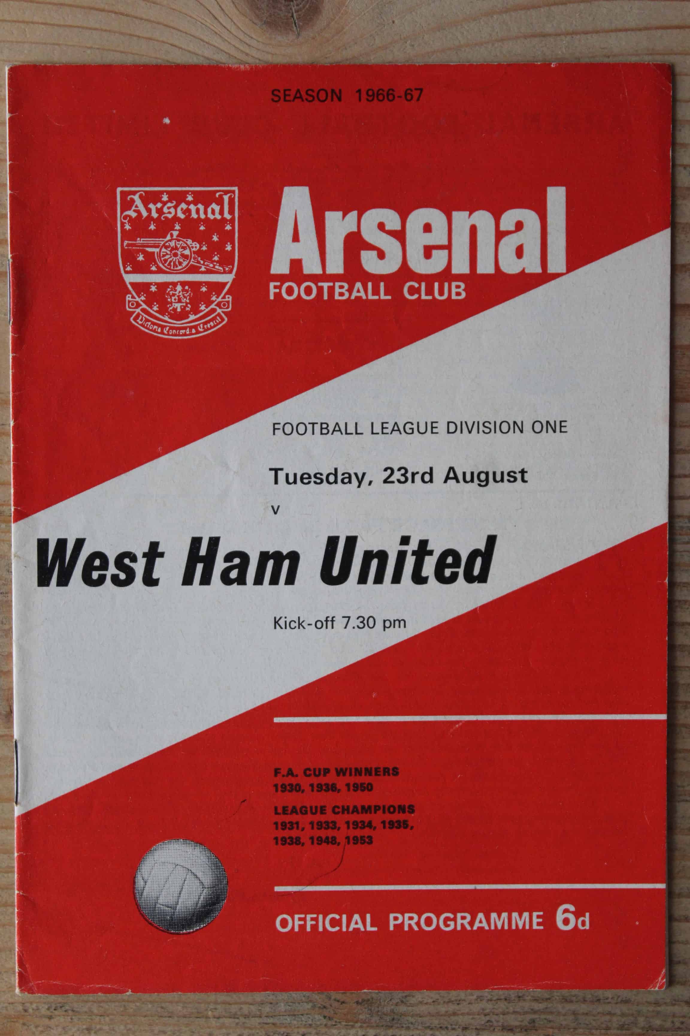 Arsenal FC v West Ham United FC