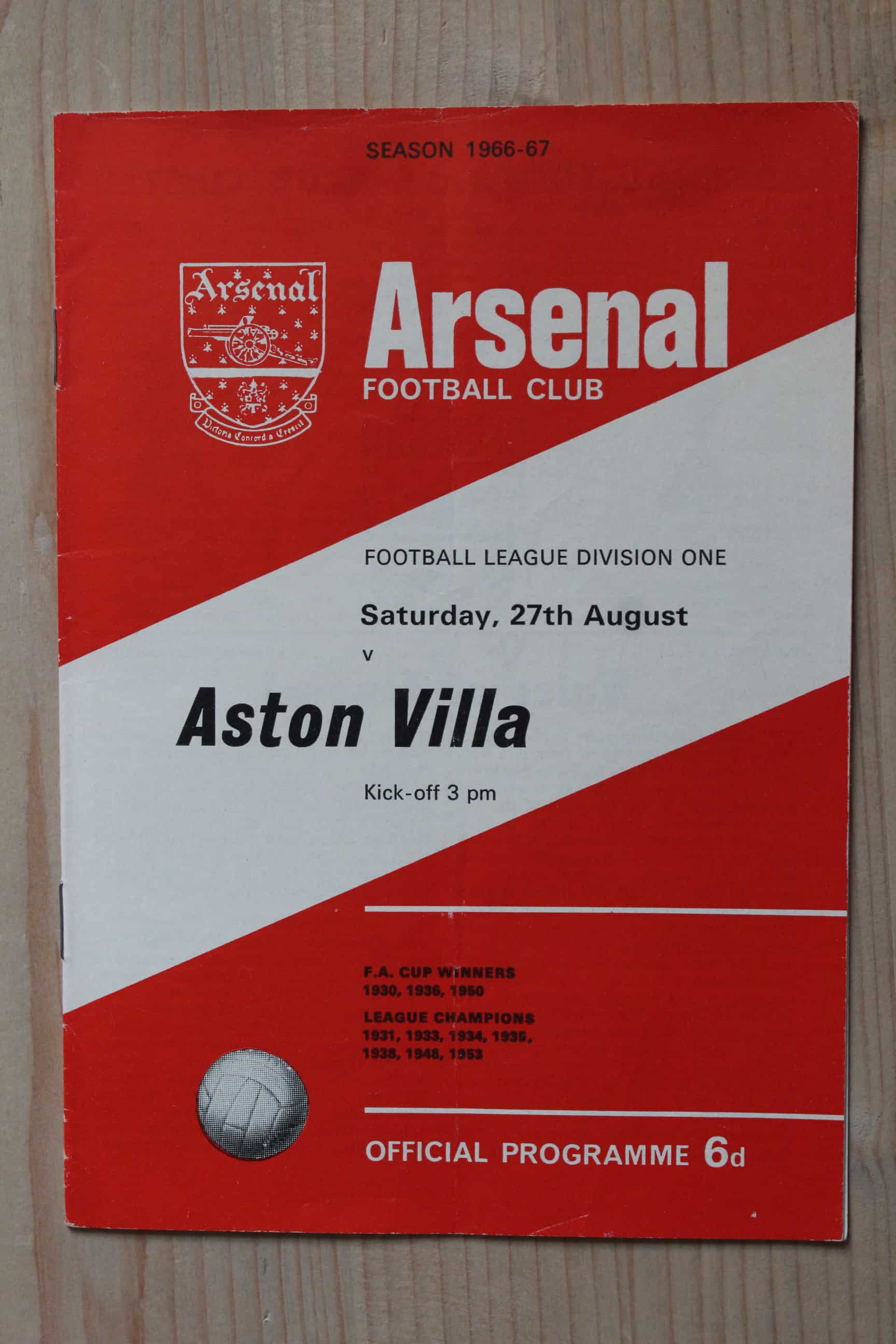 Arsenal FC v Aston Villa FC