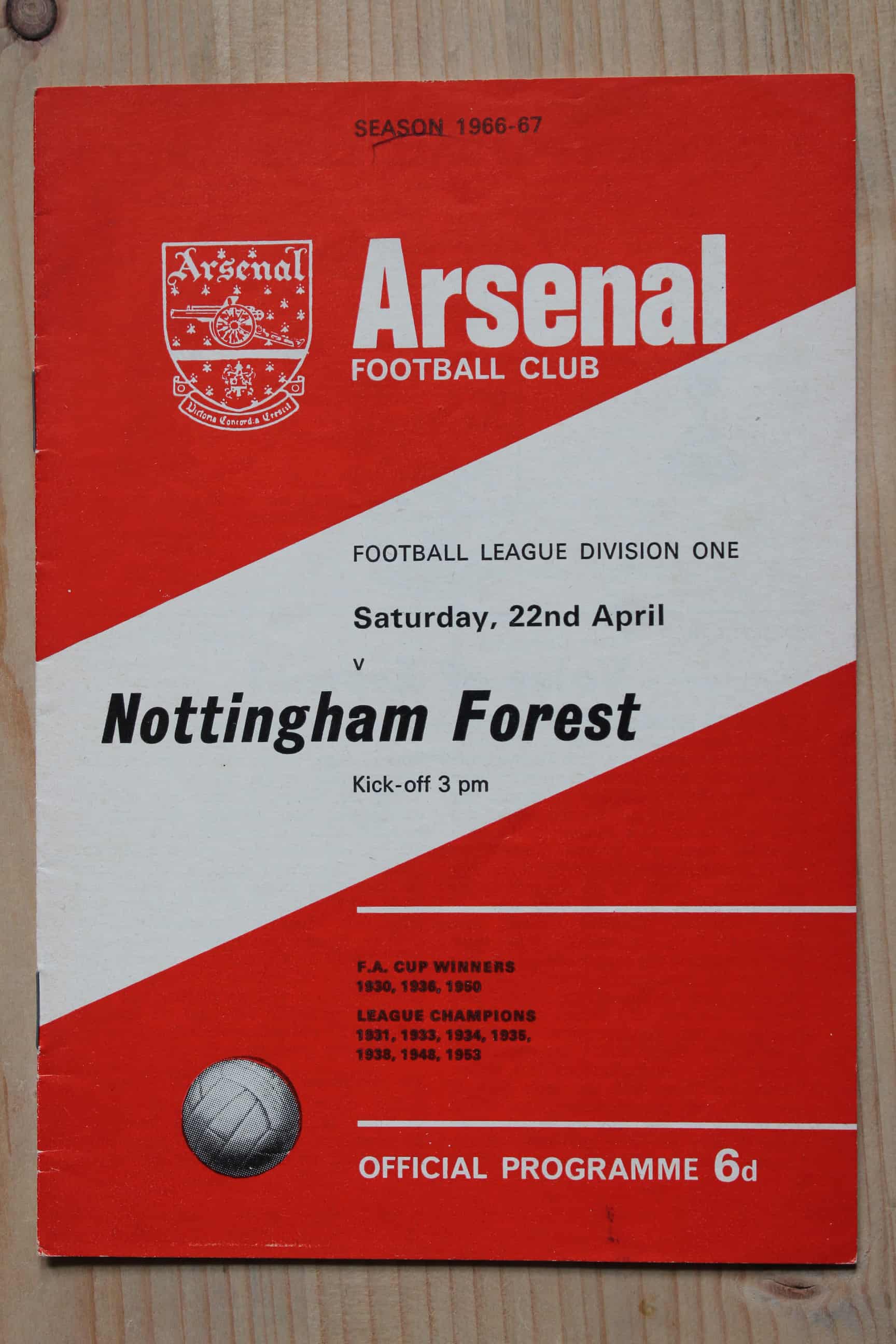 Arsenal FC v Nottingham Forest FC