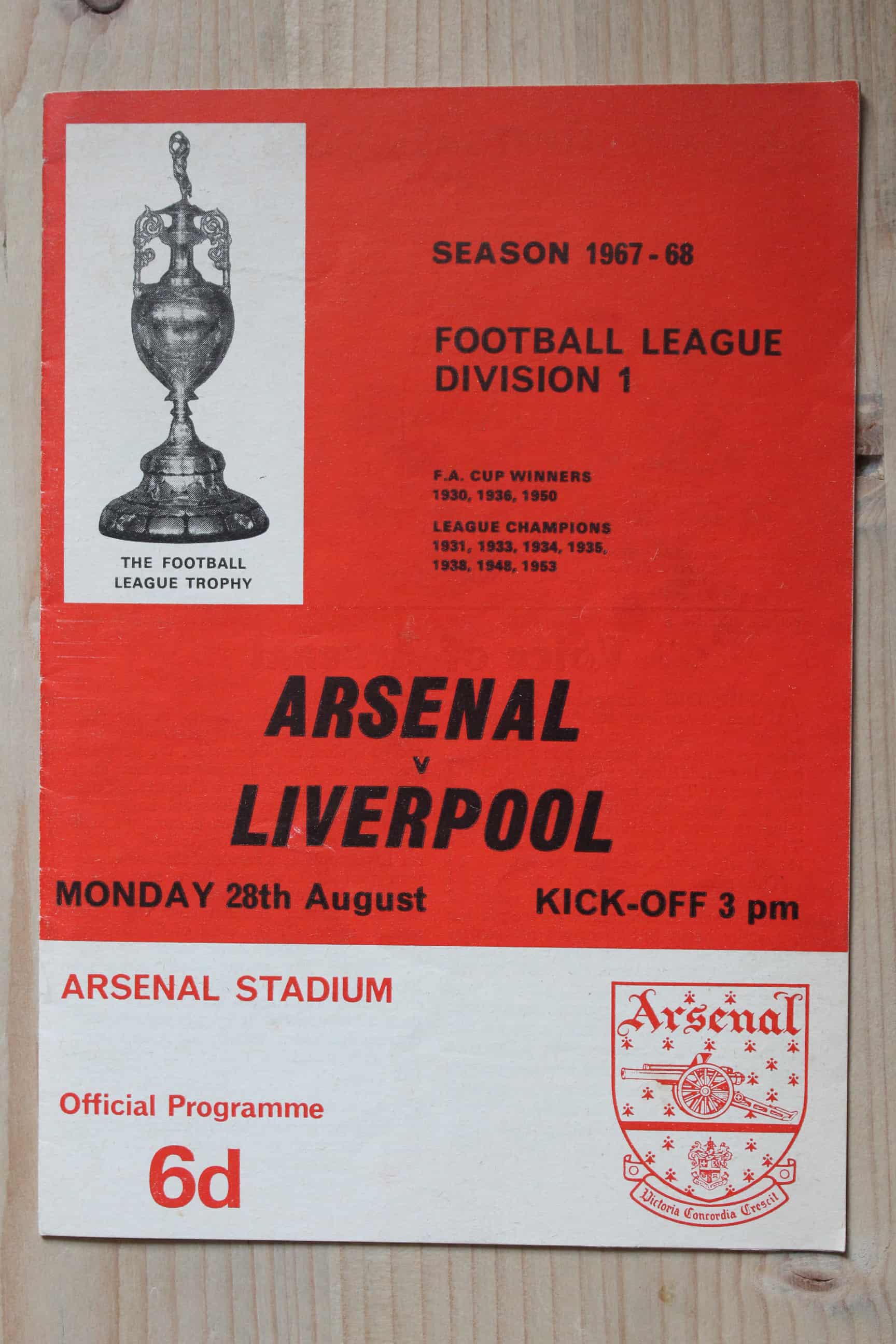 Arsenal FC v Liverpool FC