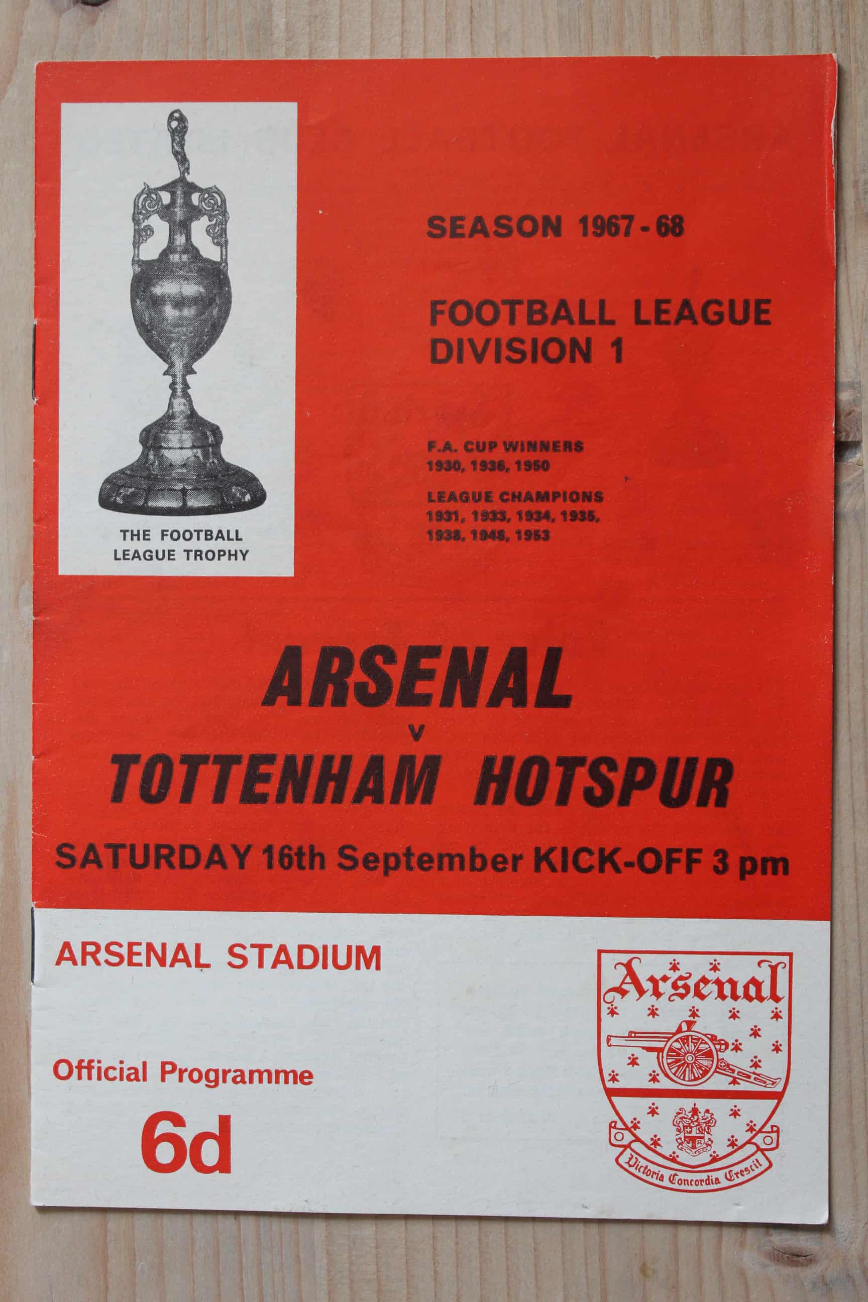 Arsenal FC v Tottenham Hotspur FC