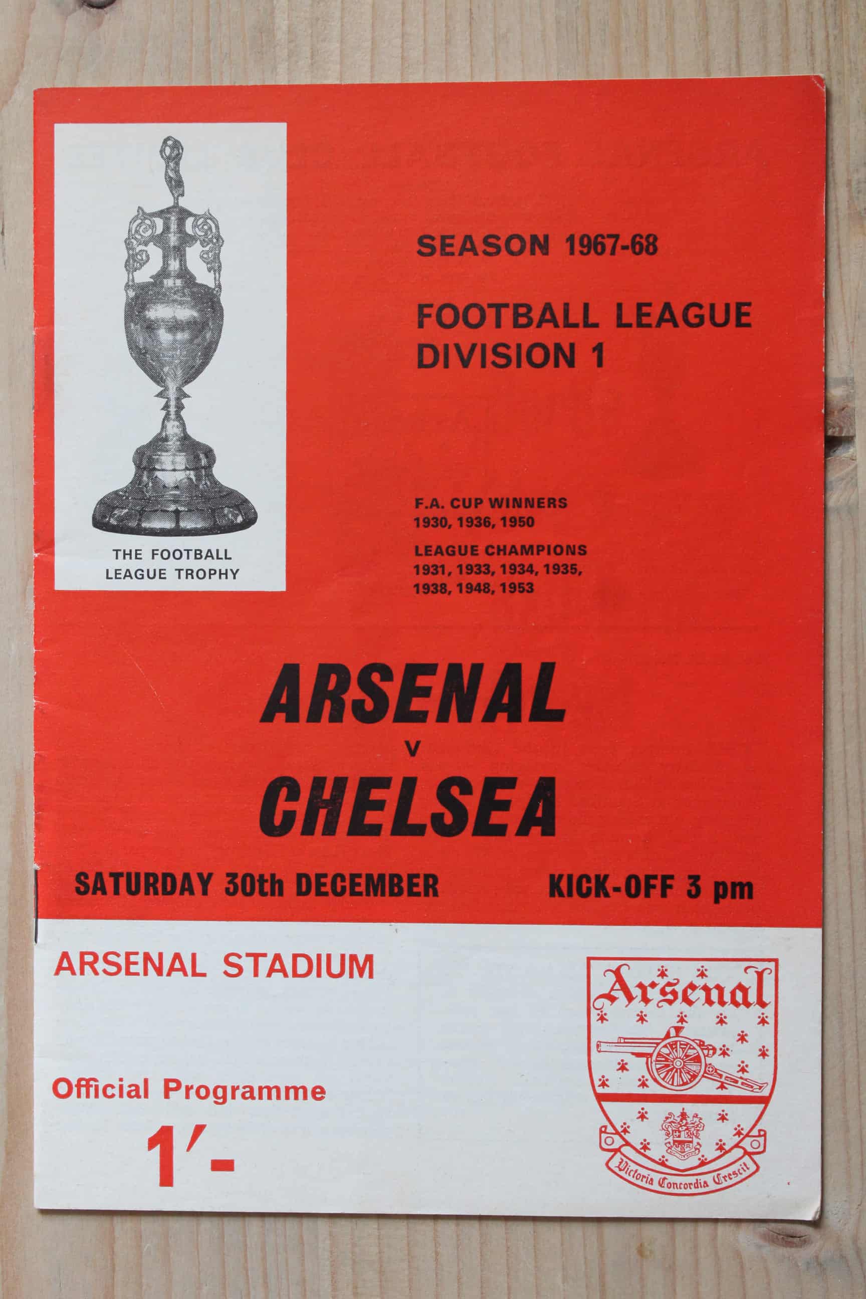 Arsenal FC v Chelsea FC