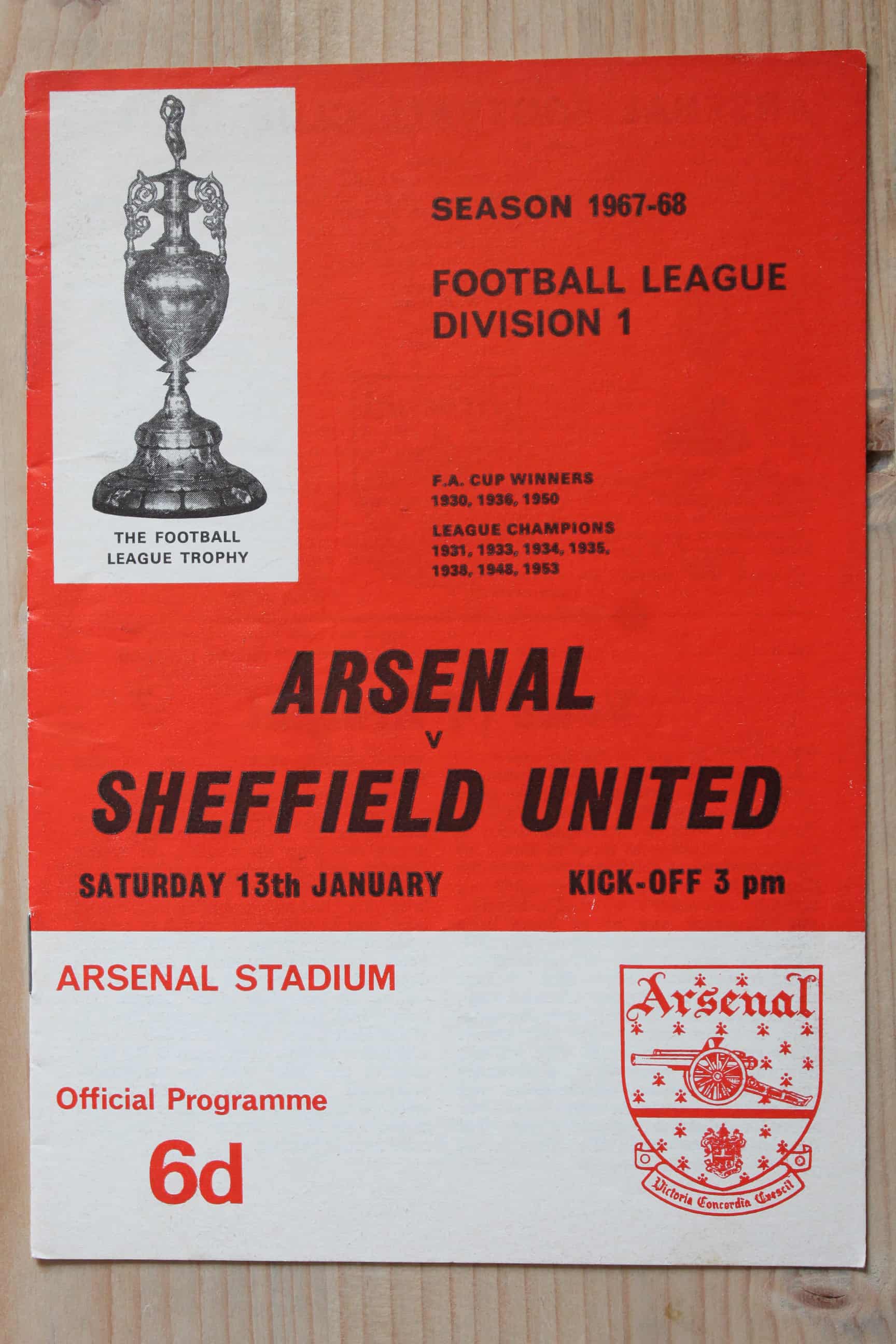 Arsenal FC v Sheffield United FC