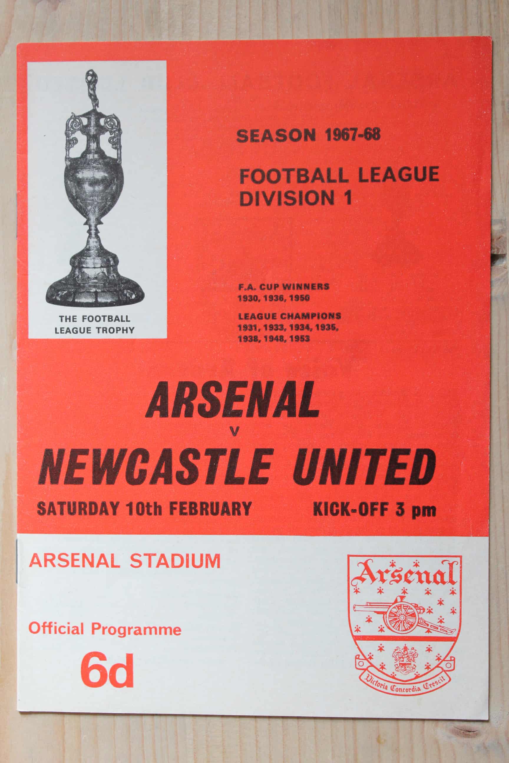 Arsenal FC v Newcastle United FC