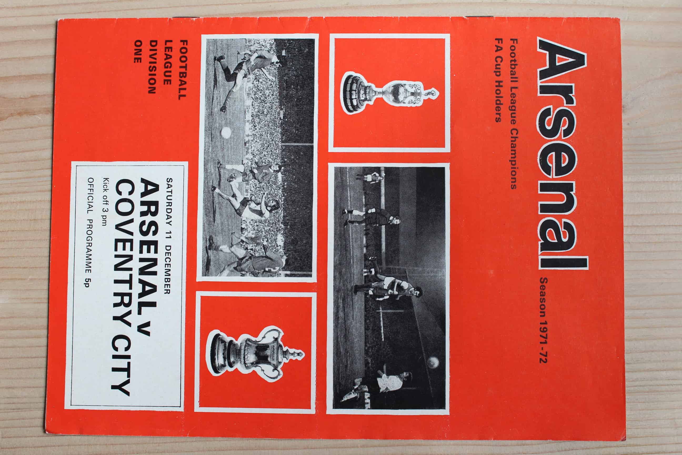 Arsenal FC v Coventry City FC