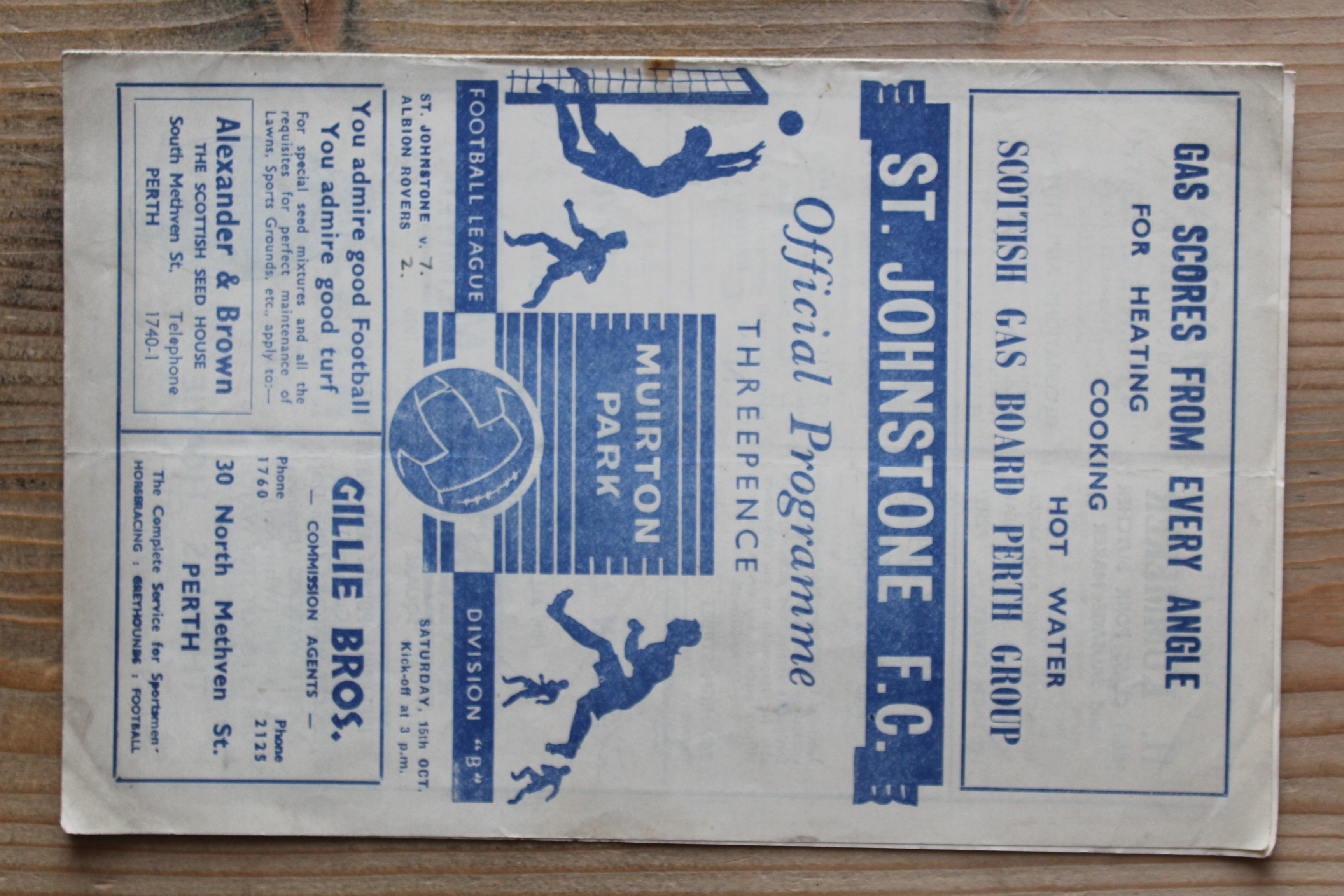 St Johnstone FC v Albion Rovers FC