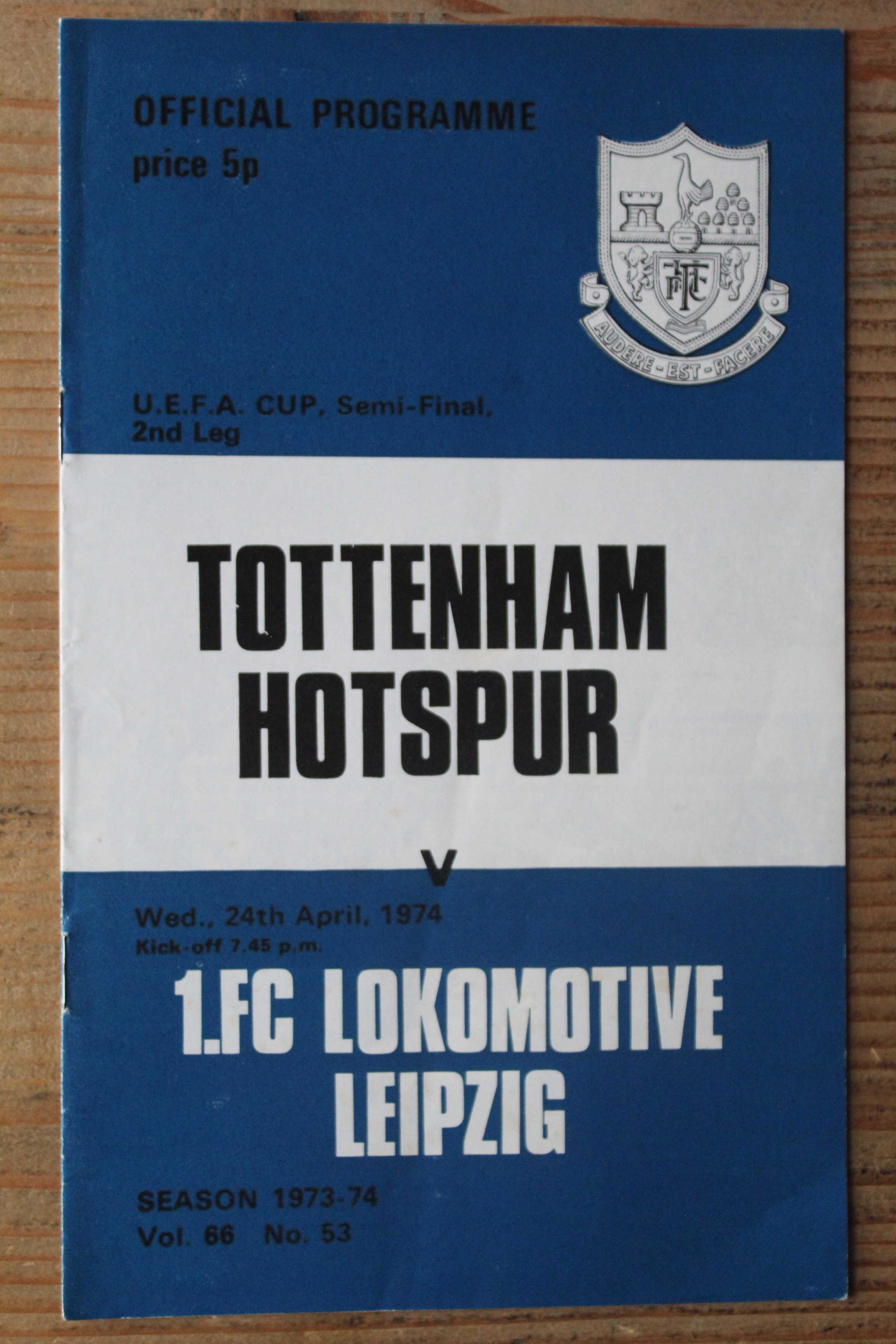 Tottenham Hotspur FC v Lokomotive Leipzig