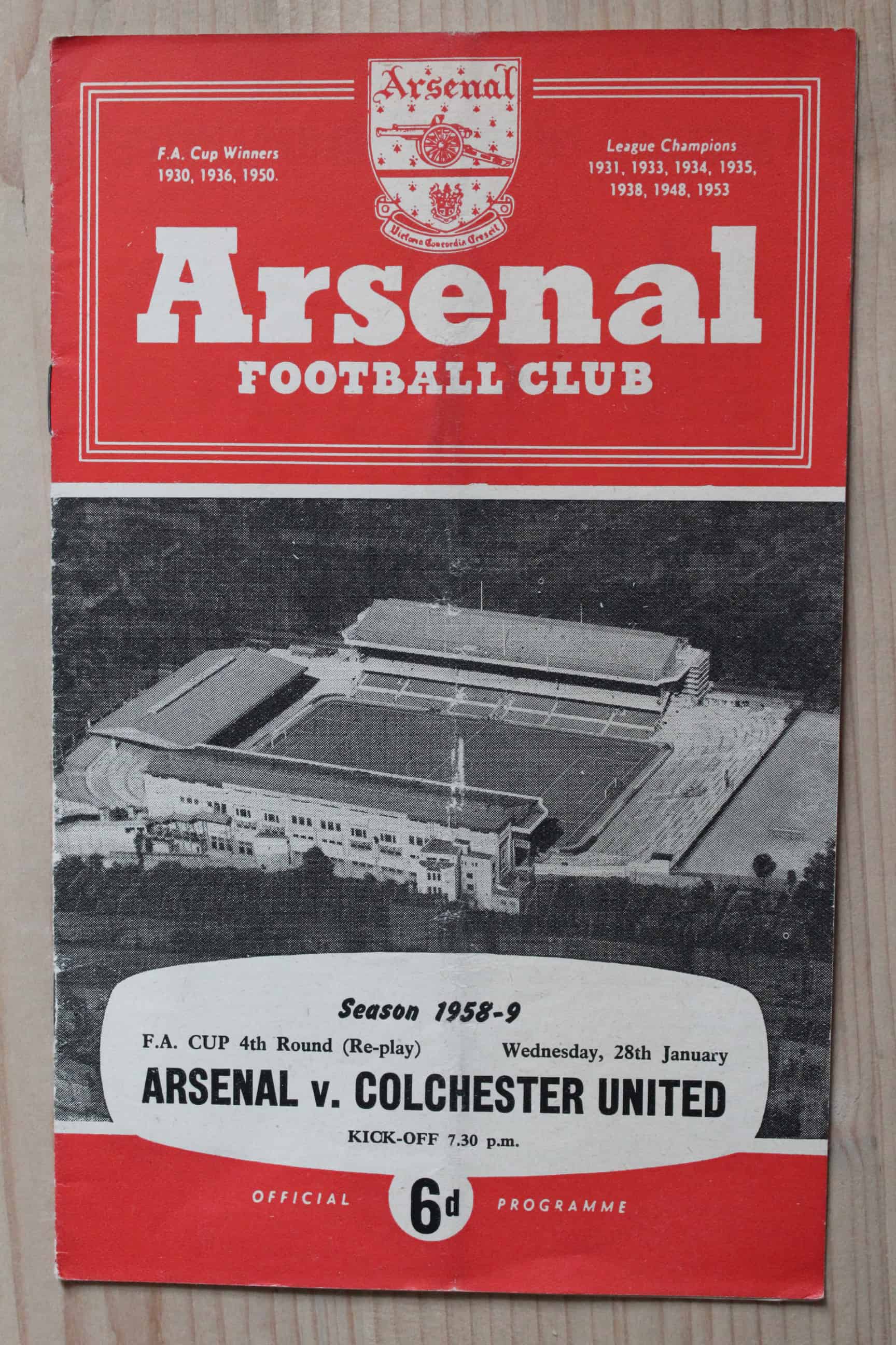 Arsenal FC v Colchester United FC