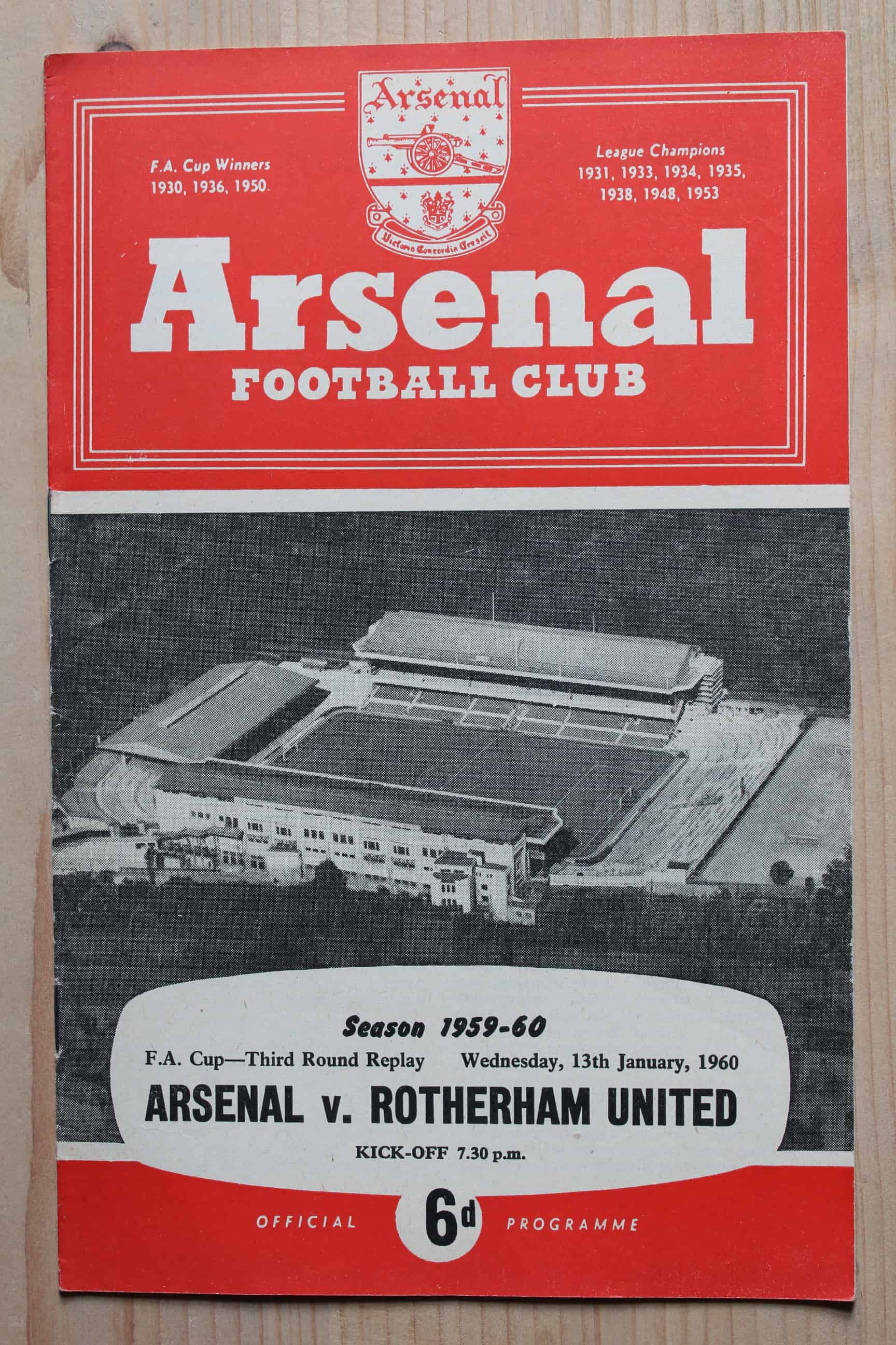 Arsenal FC v Rotherham United FC