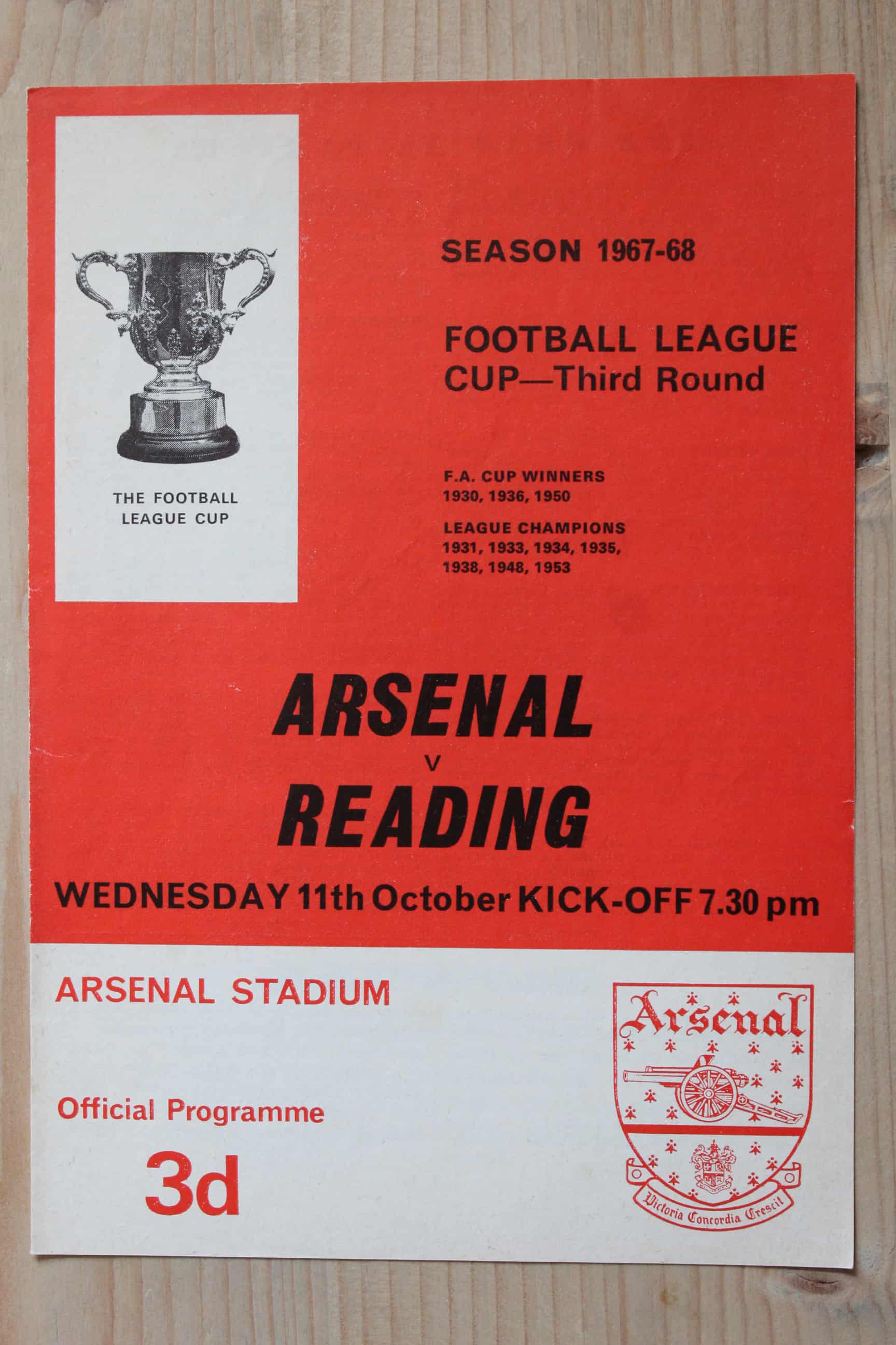 Arsenal FC v Reading FC