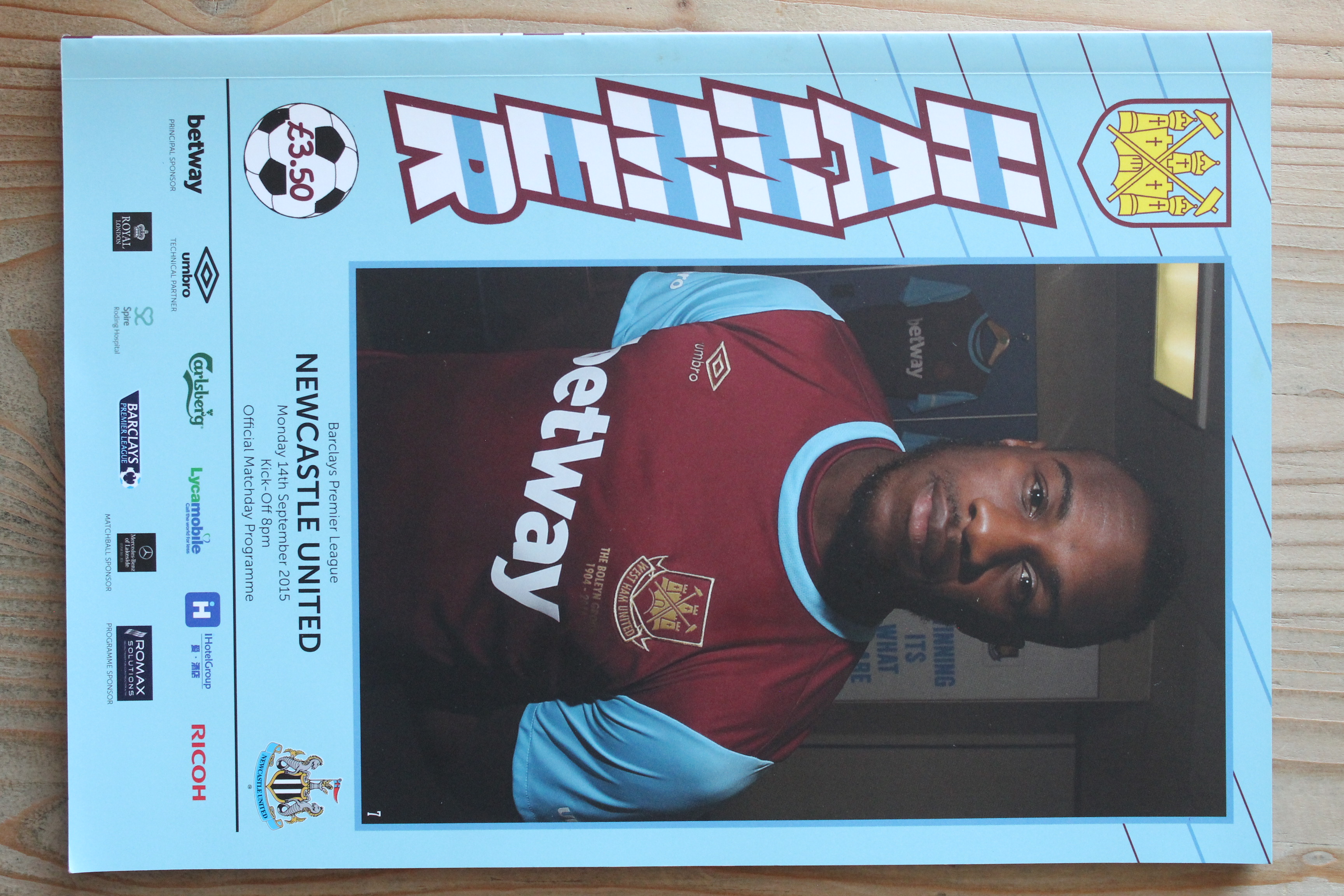 West Ham United FC v Newcastle United FC