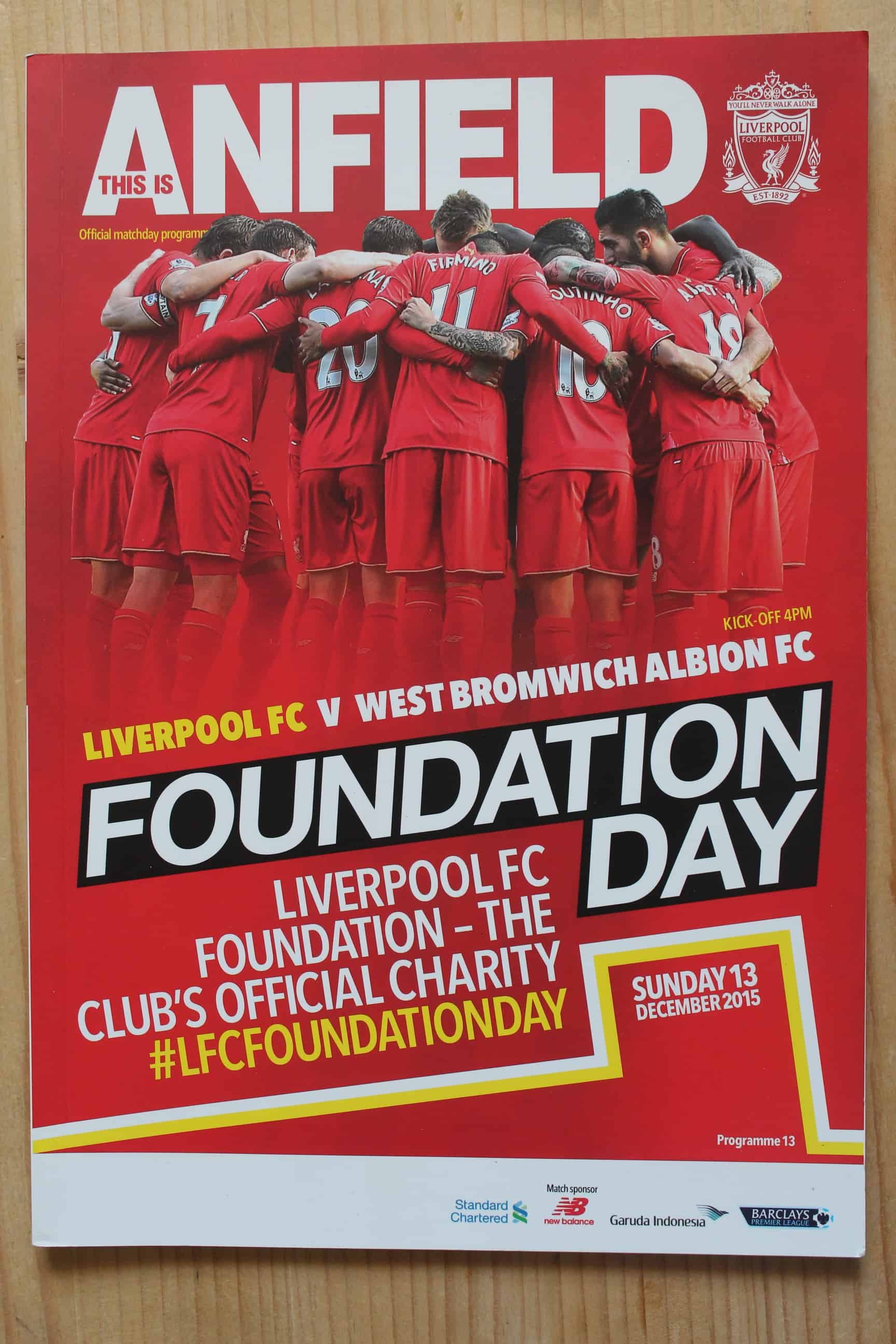 Liverpool FC v West Bromwich Albion FC 
