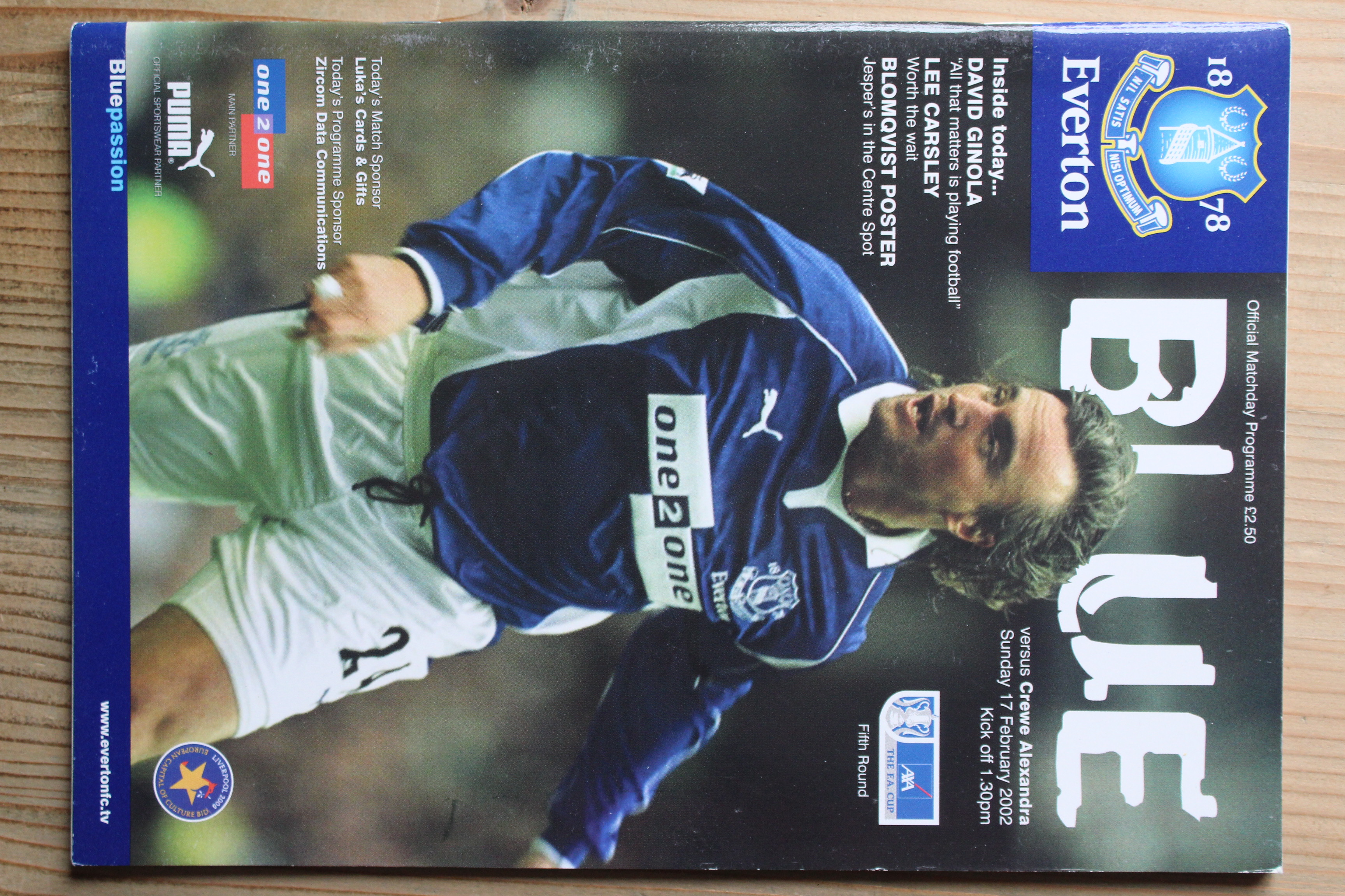 Everton FC v Crewe Alexandra FC
