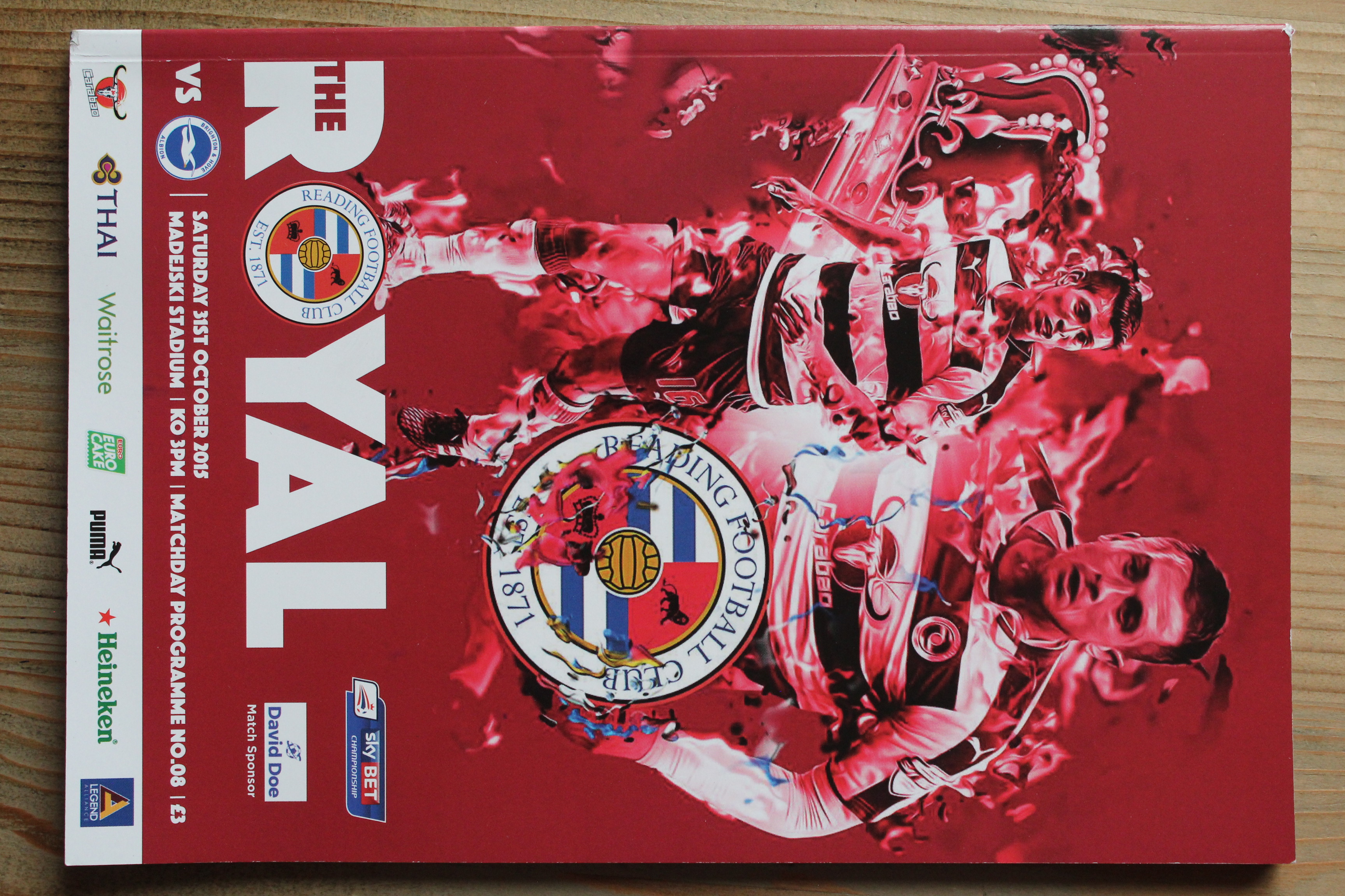 Reading FC v Brighton & Hove Albion FC